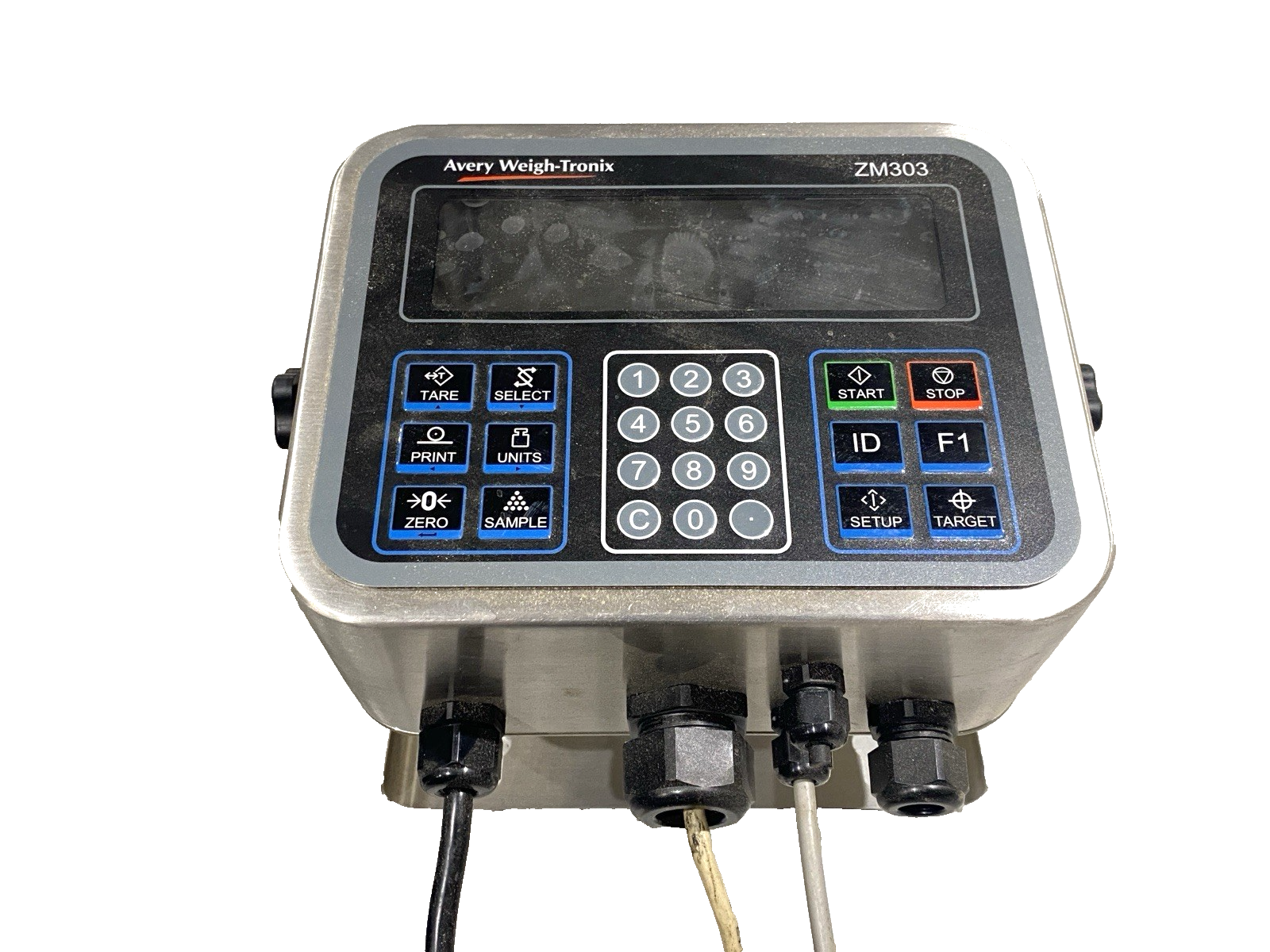 B-Tek BT-2424-100-CS-SP Weight Scale 24" x 24" 100Lb Cap, ZM303-SD1 Indicator - Maverick Industrial Sales