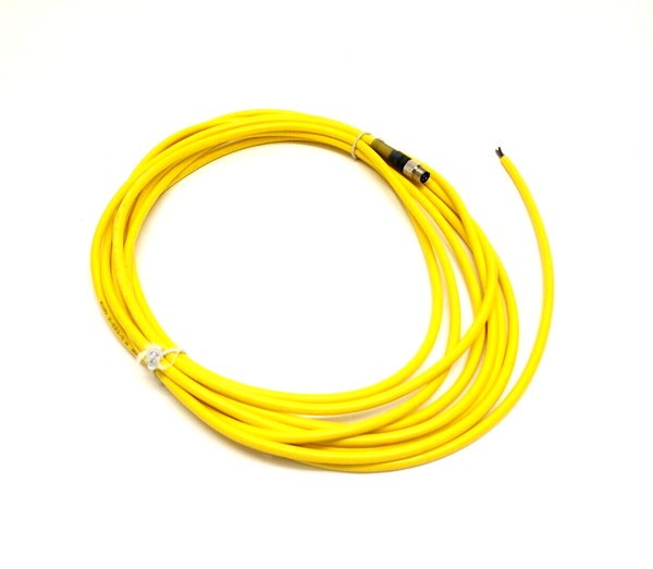 Lumberg Automation RSMV 3-593/5M Single Ended Cordset M8 3-Pin Male To Leads 5m - Maverick Industrial Sales