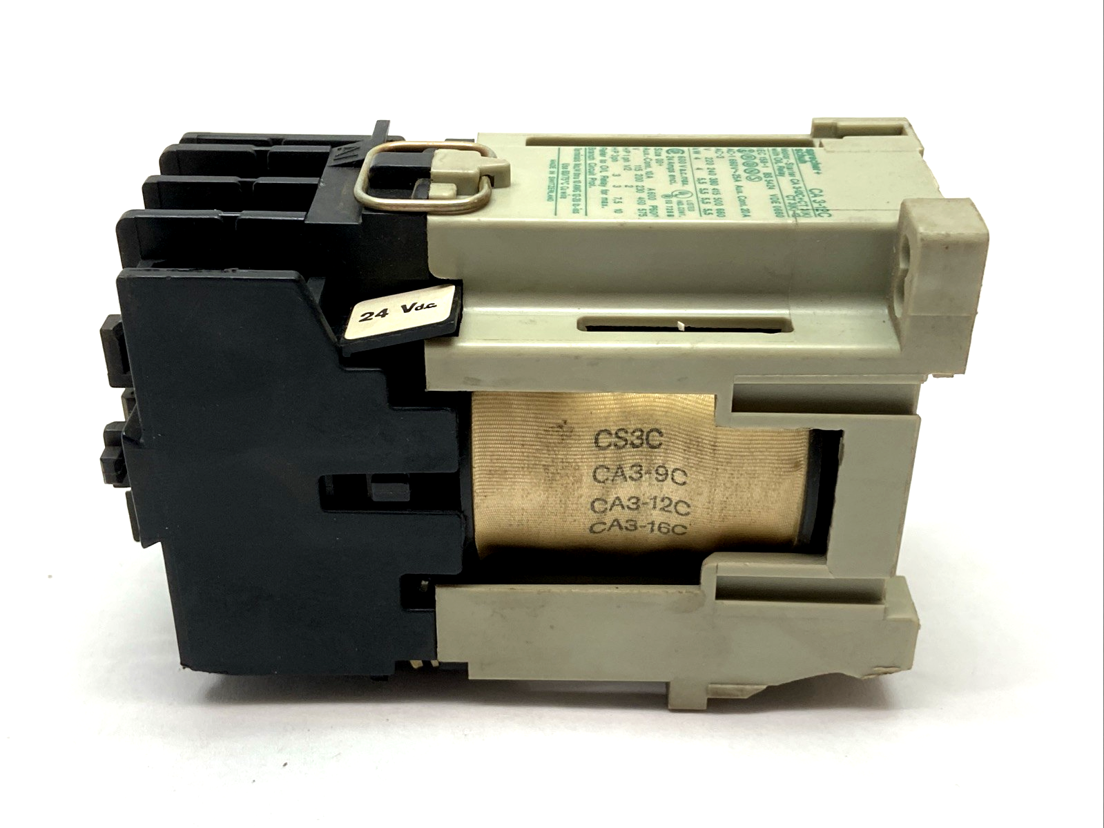 Sprecher+Schuh 3A3-12-10-24 Contactor 24VDC Coil 4-Pole CHIPPED - Maverick Industrial Sales