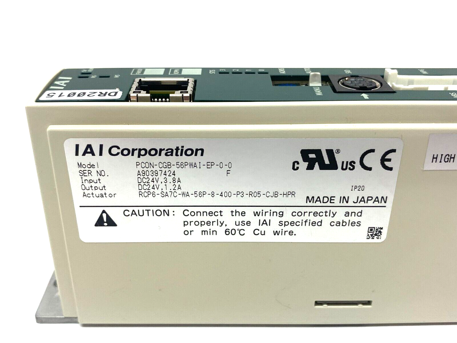 IAI PCON-CGB-56WAI-EP-0-0 Actuator Controller For RCP6-SA7C Actuator 24VDC - Maverick Industrial Sales