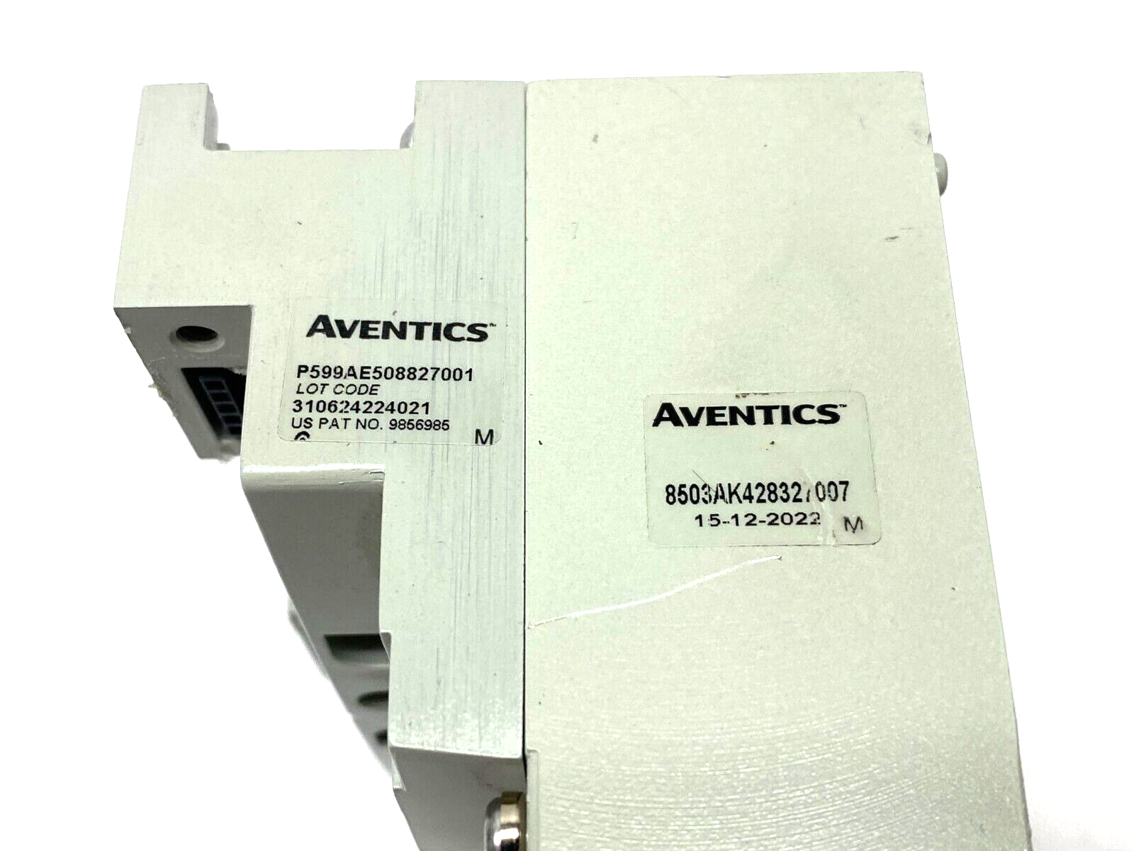 Aventics 8503AK428327007 Muffler End Plate & P599AE508827001 Valve Driver - Maverick Industrial Sales