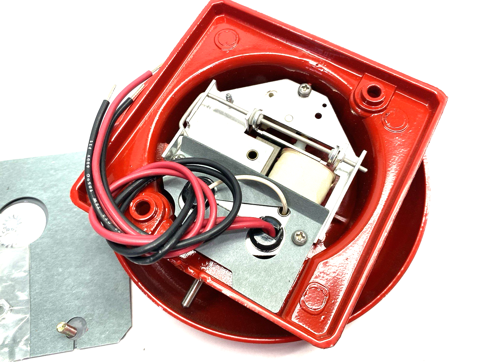 439D-6AW-R | Edwards Signaling Firebell Fire Alarm Bell, Vibrating, Red, 6" Dia. - New – Open box - Maverick Industrial Sales