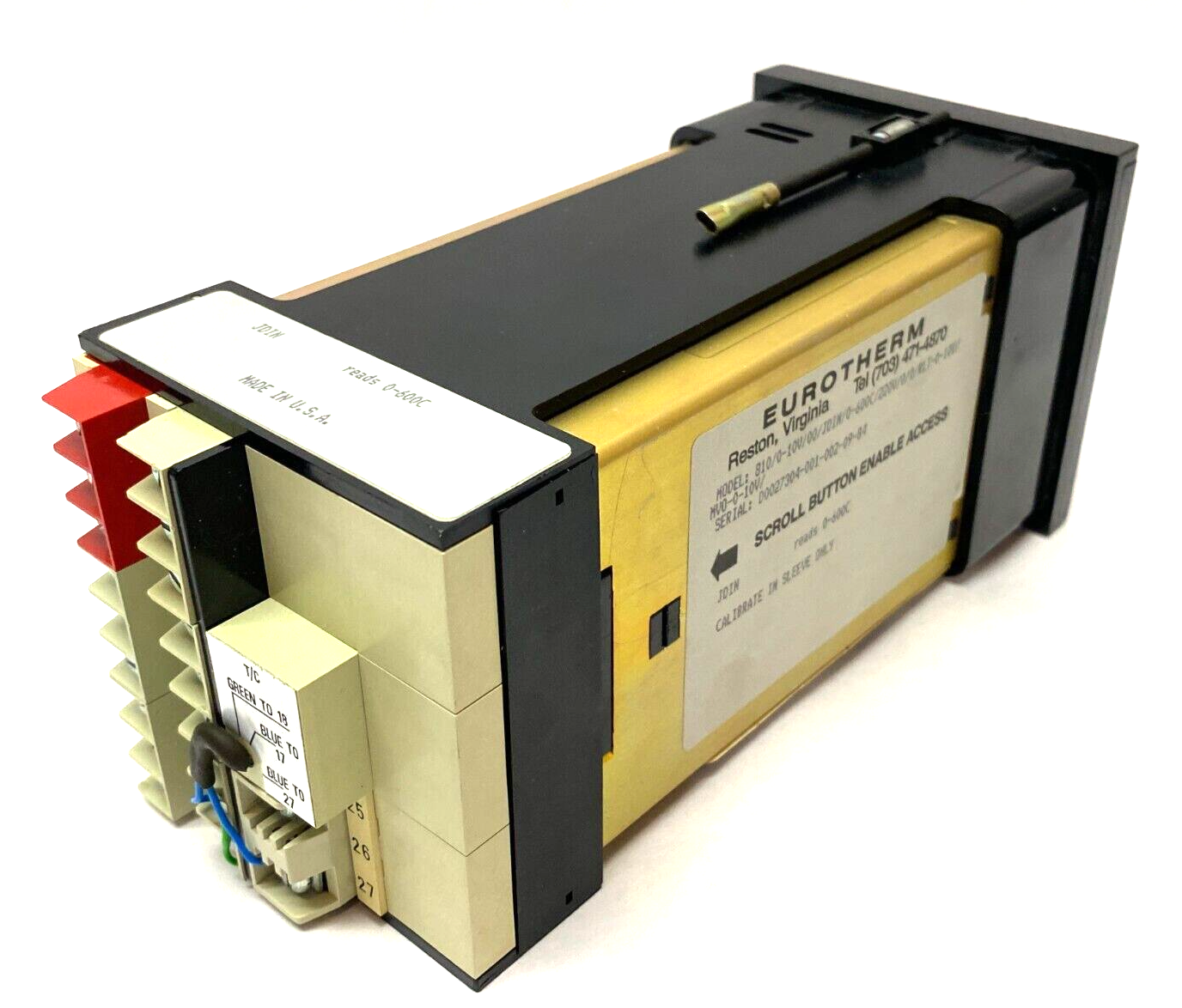 Eurotherm 810/0-10V/00/JDIN/0-600C/220V/0/0/RLT-0-10V/MVO-0-10V/ Controller Unit - Maverick Industrial Sales