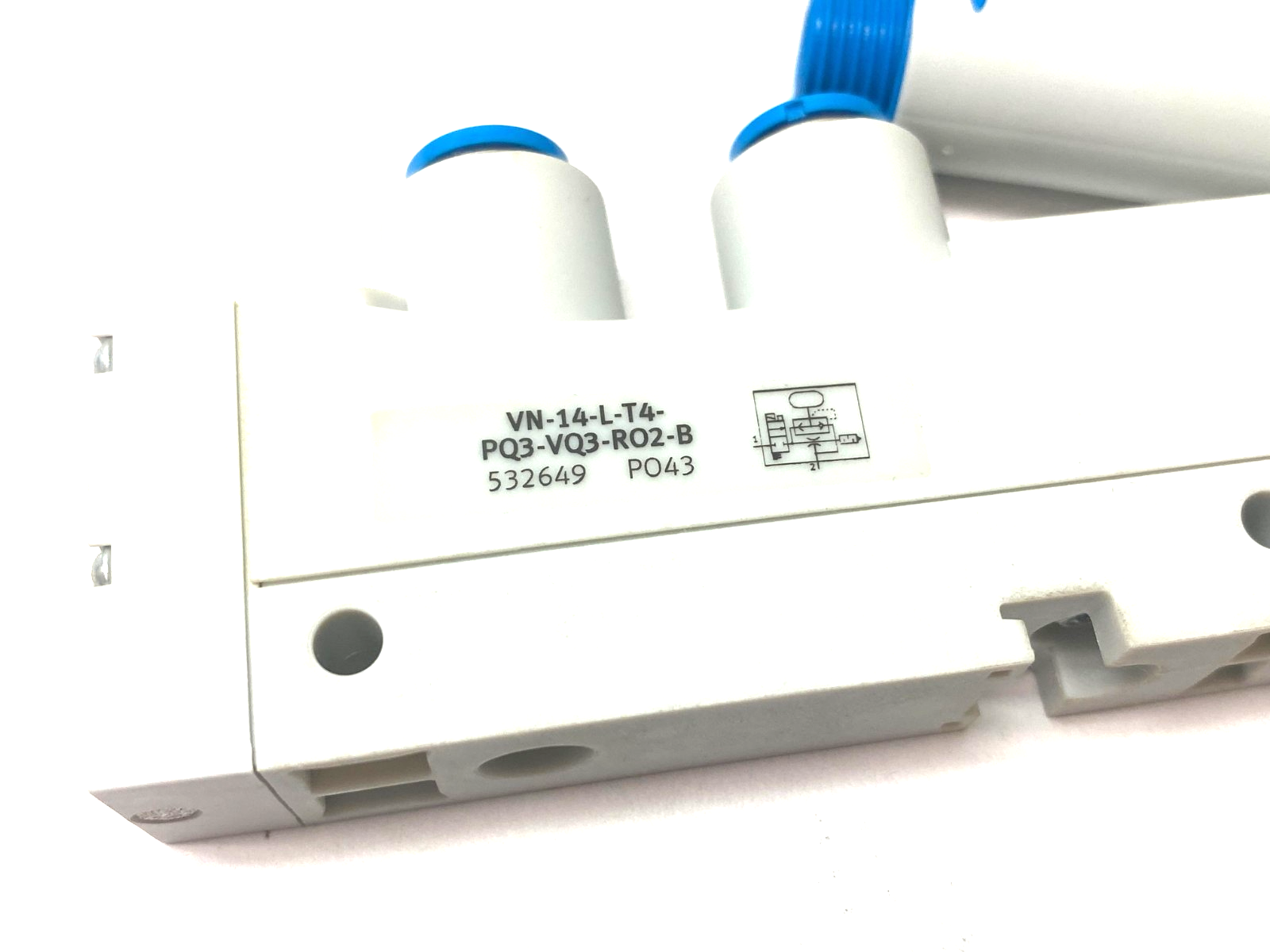 Festo VN-14-L-T4-PQ3-VQ3-RO2-B T-Shape Vacuum Generator 532649 - Maverick Industrial Sales