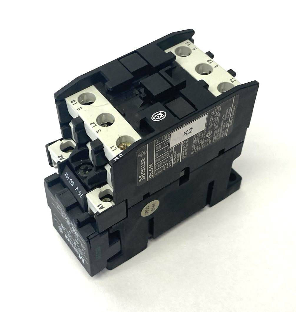 DIL0M | Moeller Power Contactor 35A 3-Phase w/ RC B DIL 48 - Used - Maverick Industrial Sales