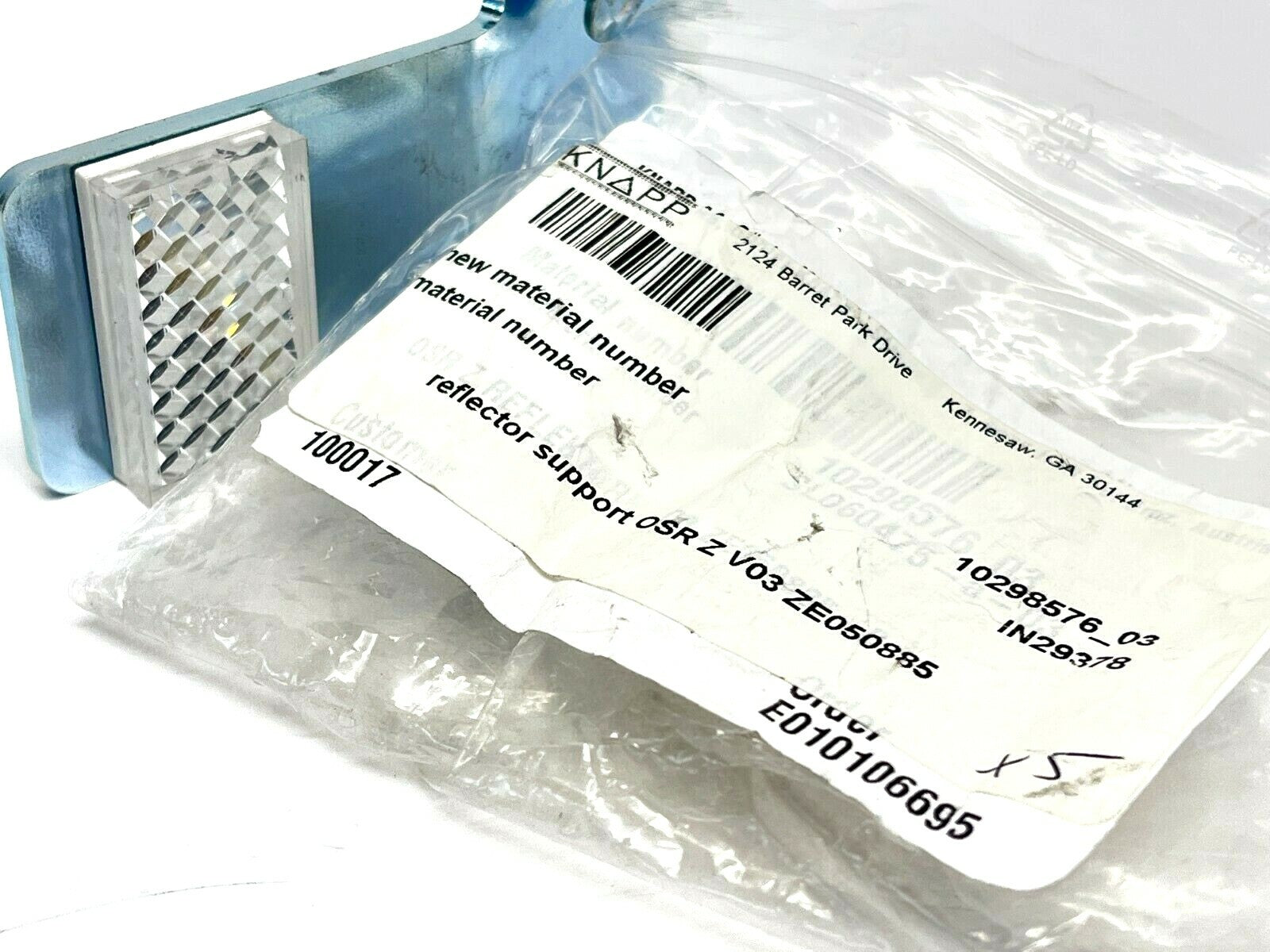 Knapp ZE050885 OSR Z V03 Reflector Support 10298576_03 IN29378 - Maverick Industrial Sales