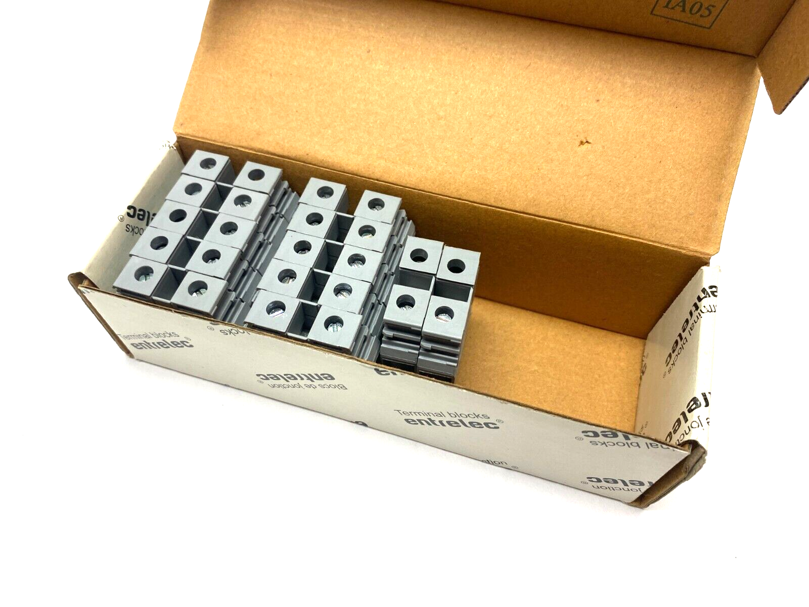 ABB Entrelec 1SNA115129R1400 Feed-Through Terminal Block Gray 12mm BOX OF 12 - Maverick Industrial Sales