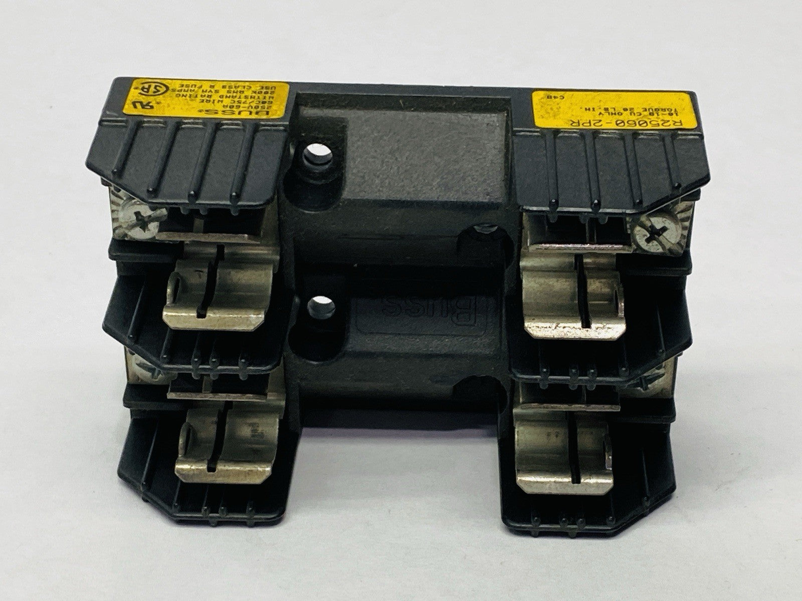 Bussman R25060-2PR Fuse Block 60A 250V 2-Pole - Maverick Industrial Sales