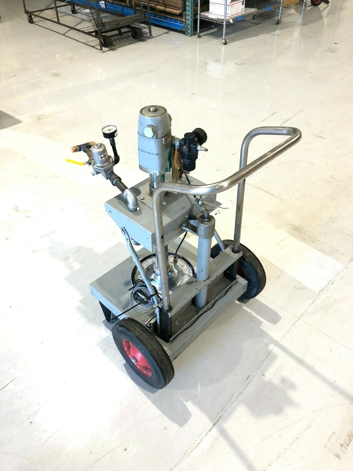 650223 | ARO Pneumatic Piston Pump Dispensing Sprayer System Grease Sealant Paint - Used - Maverick Industrial Sales