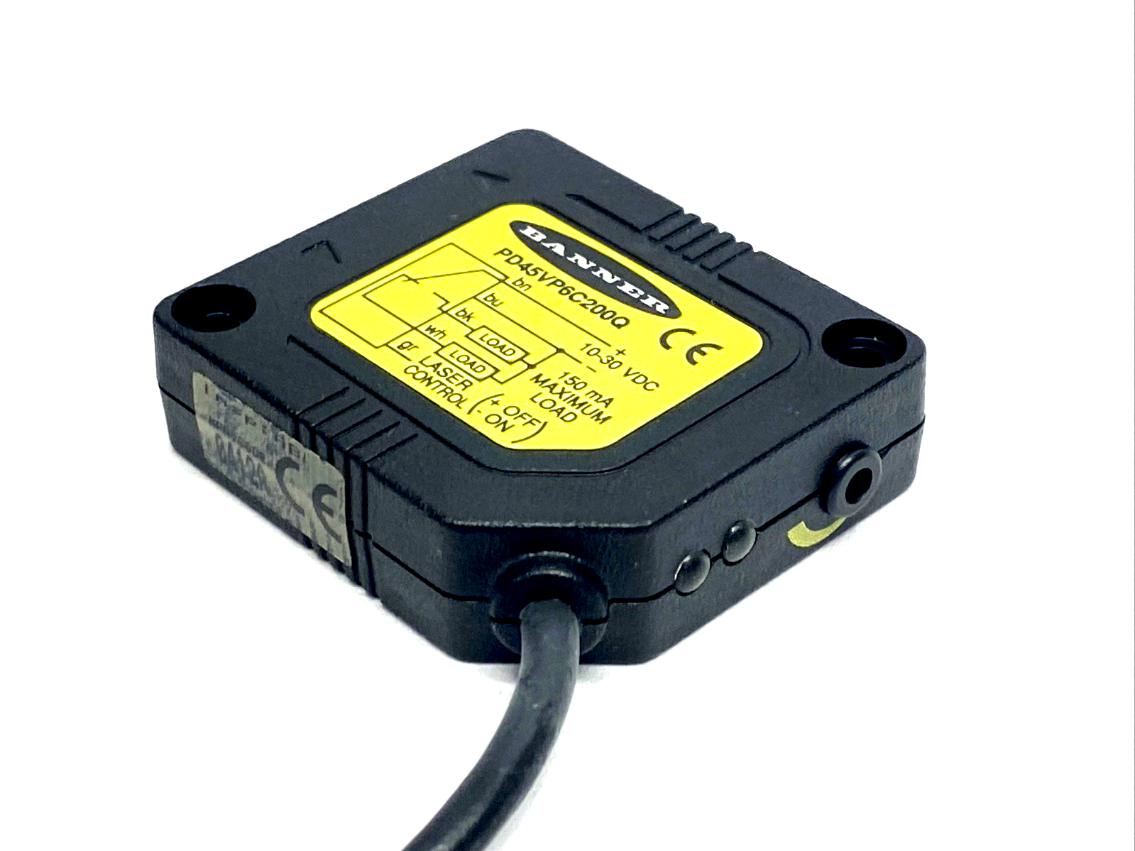 PD45VP6C200Q | Banner PicoDot Convergent Laser Photoelectric Sensor 48324 - New - Maverick Industrial Sales