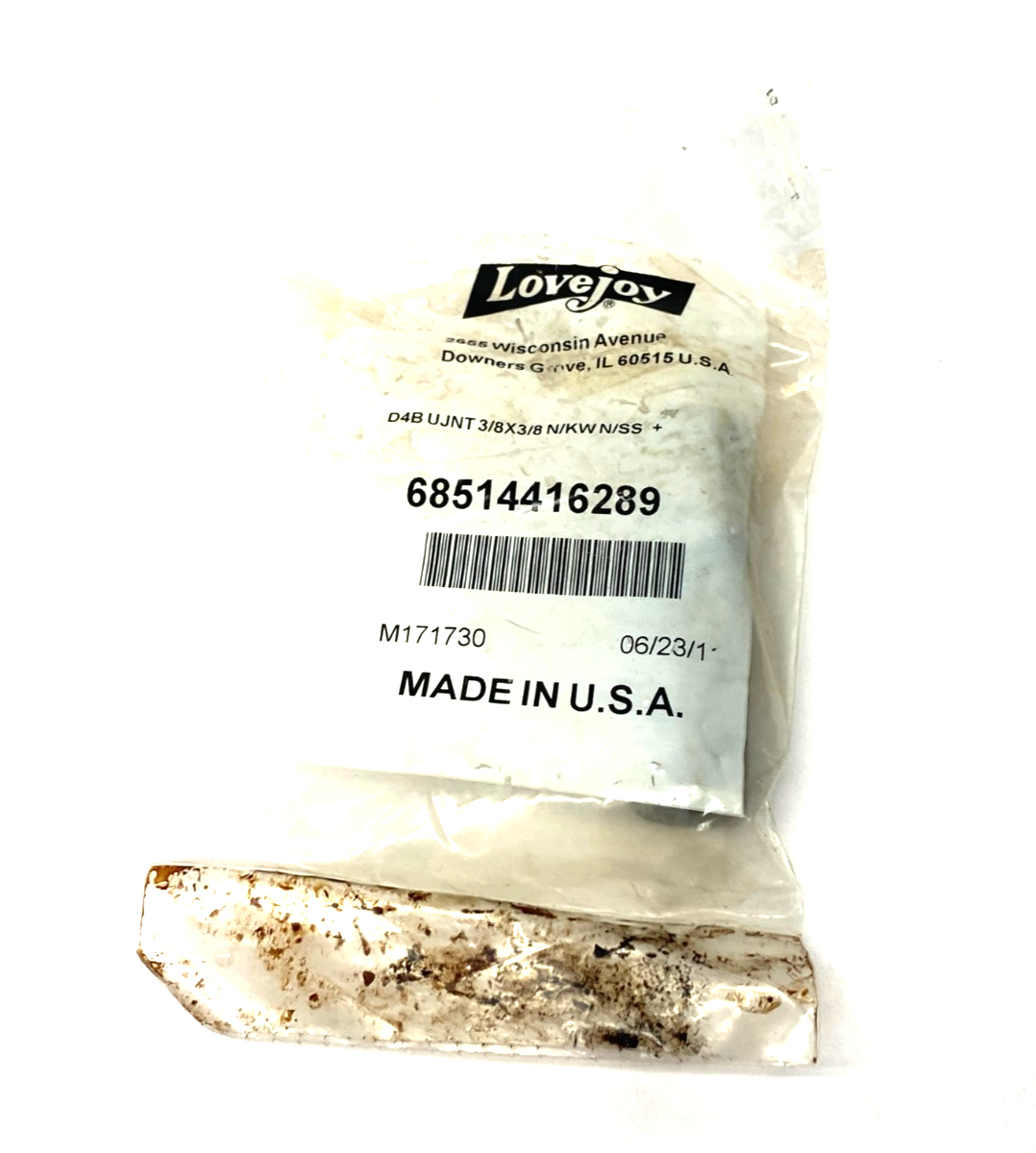 Lovejoy 68514416289 Pin & Block U-Joint D4B UJNT 3/8 X 3/8 N/KW N/SS BE - Maverick Industrial Sales