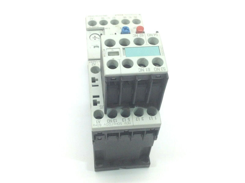 Siemens 3ZX10120RH11-1AA1 Relay, 3RH1911-FA11 Contact Block, 60947-4-1 Starter - Maverick Industrial Sales