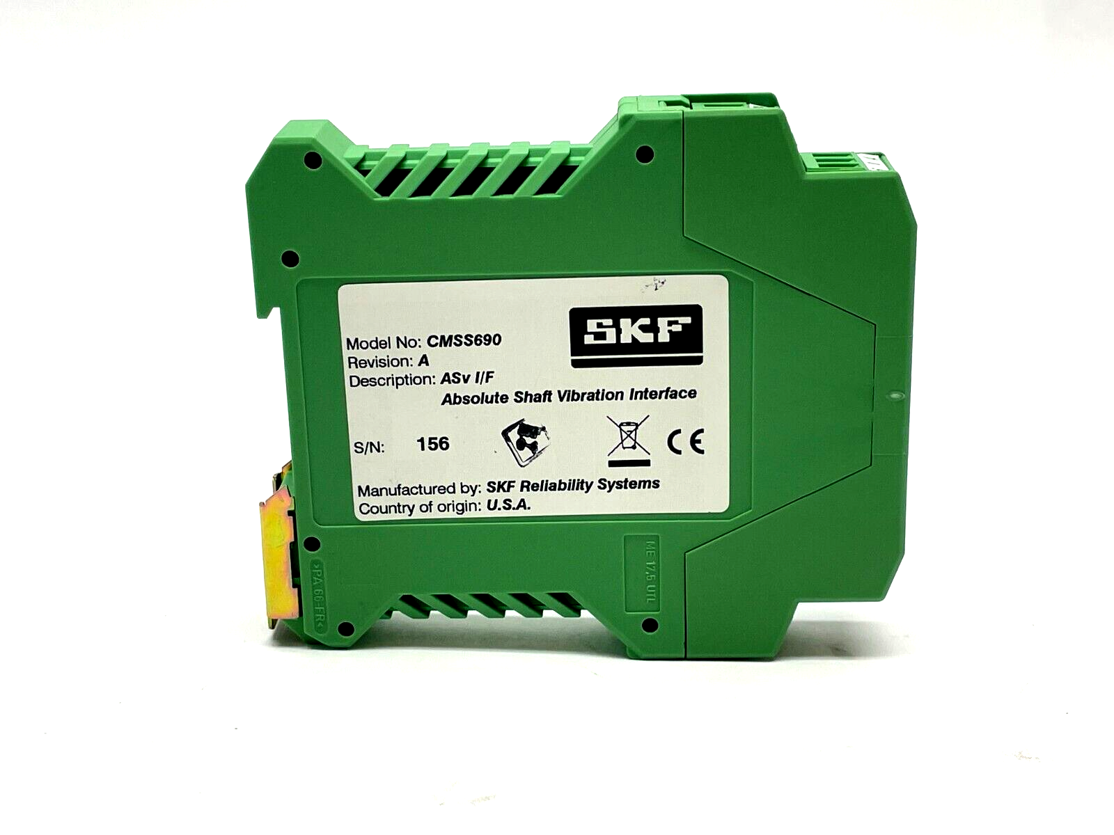 SKF CMSS690 Rev. A Absolute Shaft Vibration Interface Module - Maverick Industrial Sales