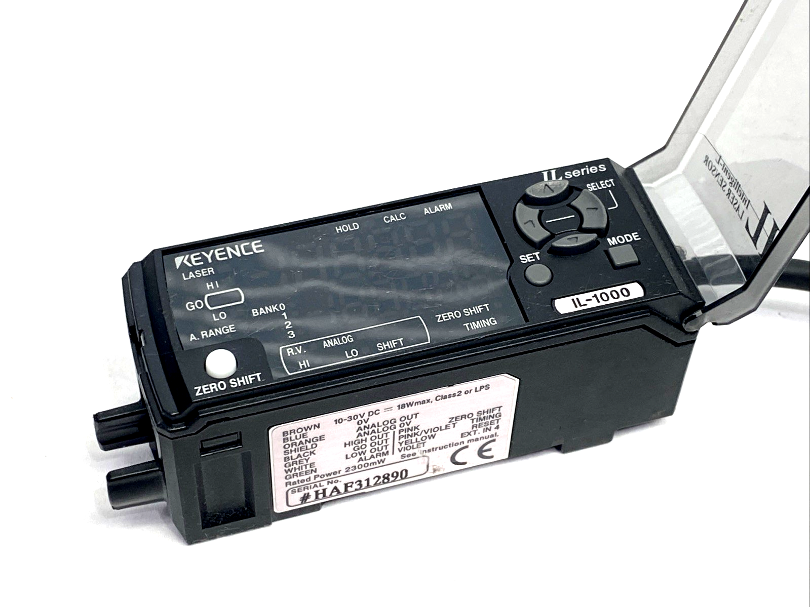 Keyence IL-1000 Multi-Function Laser Sensor Amplifier Unit DIN-Rail Mount Type - Maverick Industrial Sales