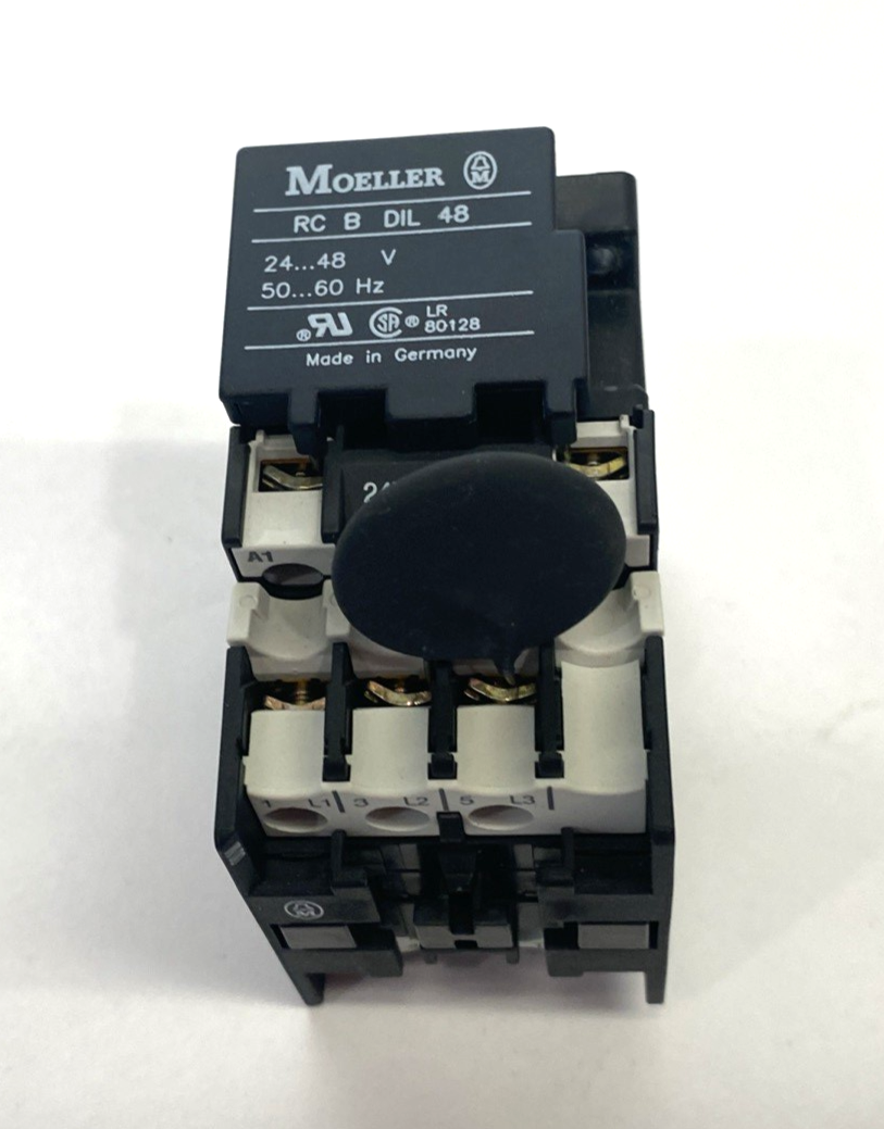 DIL00M | Moeller Power Contactor 3-Phase 20A w/ RC B DIL 48 - Used - Maverick Industrial Sales