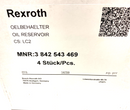 Bosch Rexroth 3842543469 Oil Reservoir LC2 BOX OF 4 - Maverick Industrial Sales