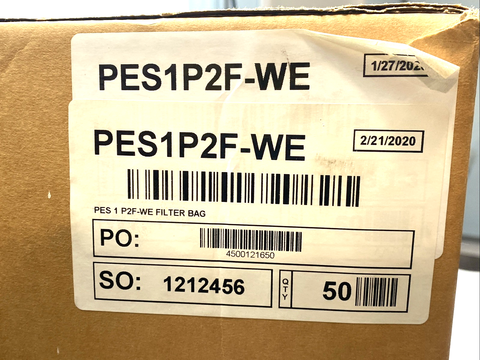 AJR PES1P2F-WE Filter Bag 1 Micron Polyester Size 2 F Flange Welded BOX OF 50 - Maverick Industrial Sales