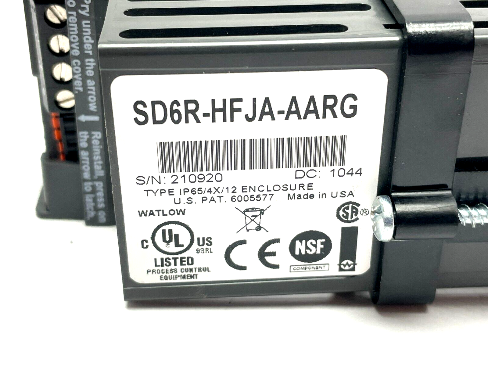 Watlow SD6R-HFJA-AARG SD Series Temperature Controller - Maverick Industrial Sales
