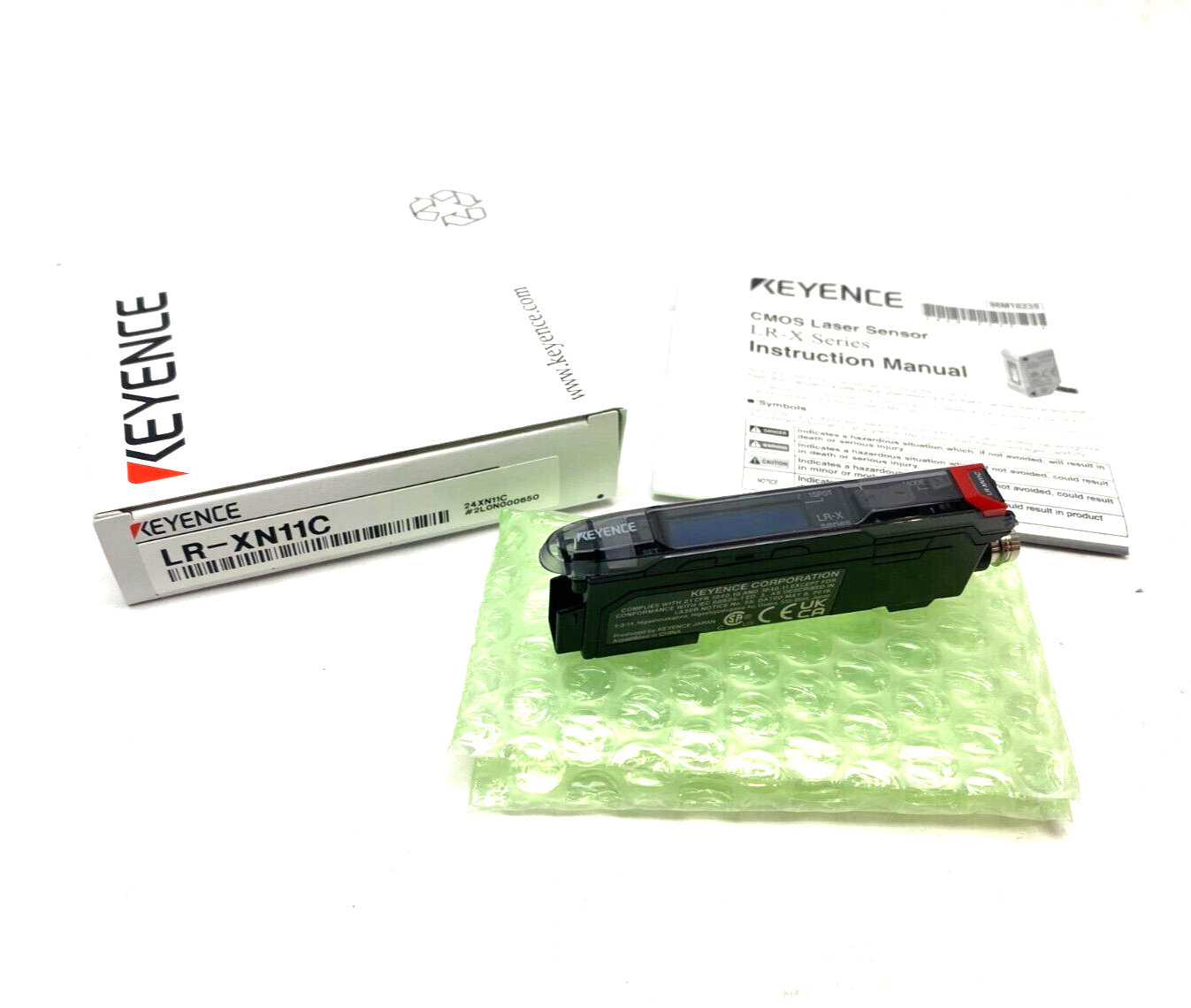 Keyence LR-XN11C Laser Amplifier Main Unit M8 Connector Type - Maverick Industrial Sales