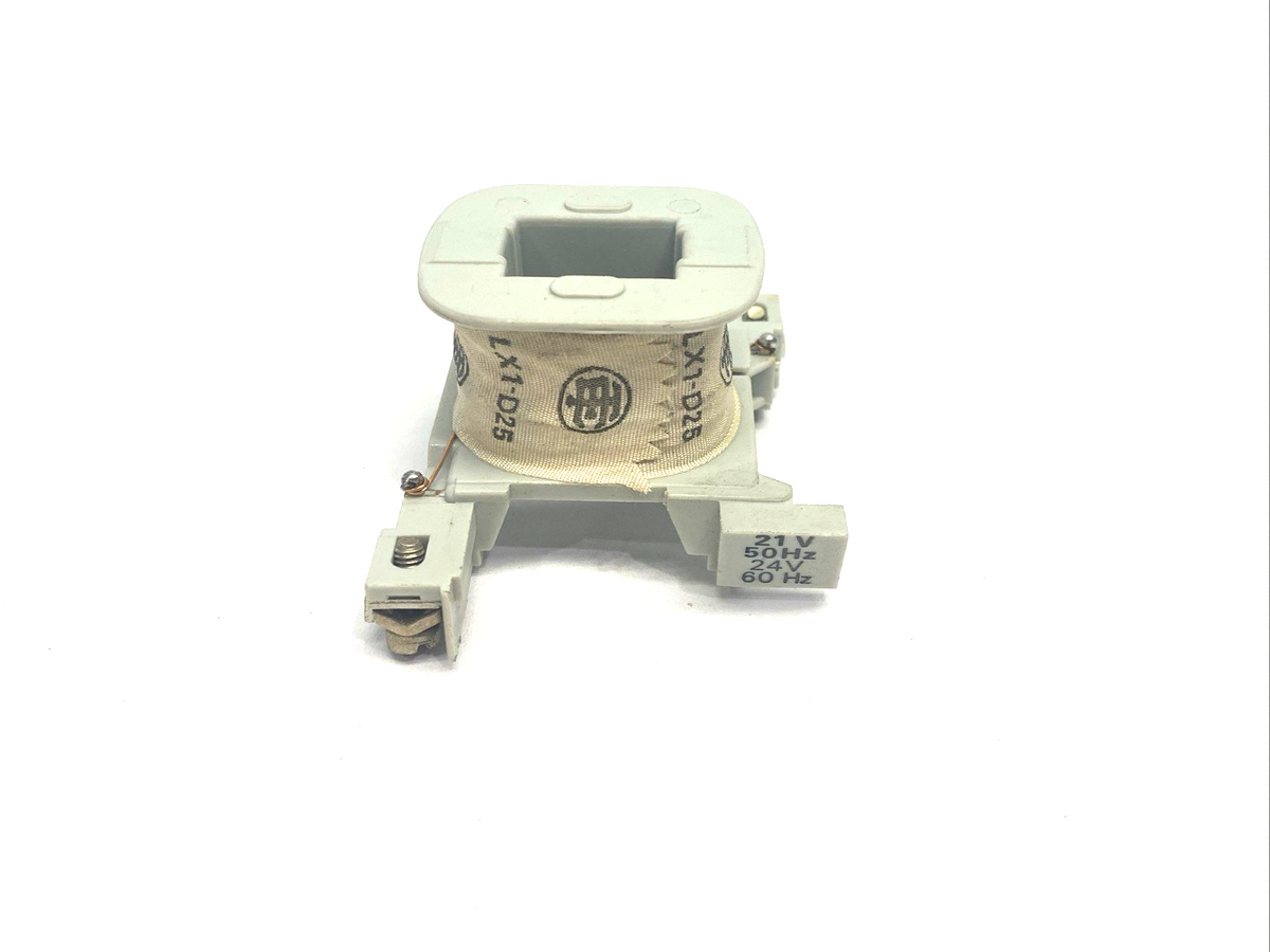 LX1-D25021 | Telemecanique Contactor Coil 21V 50Hz 24V 60Hz - New – Open box - Maverick Industrial Sales