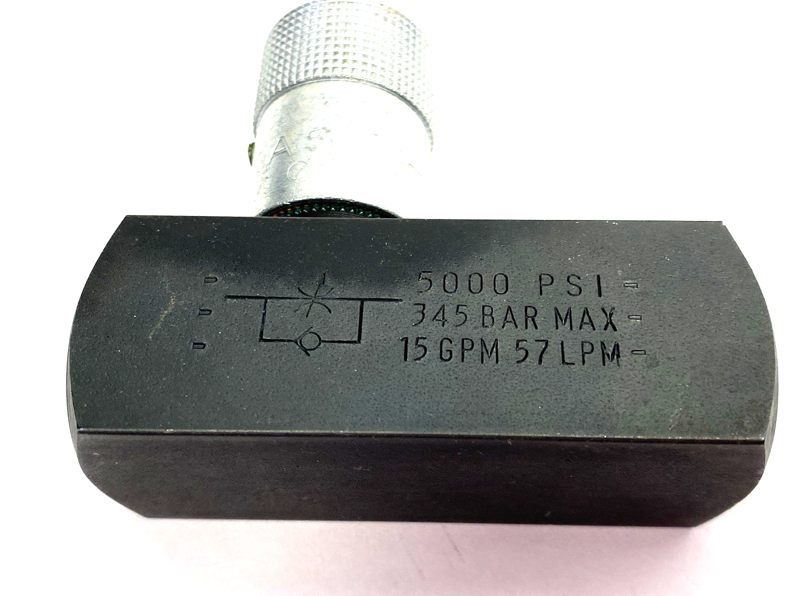| Parker F800S-V Colorflow In-Line Flow Control Valve, 1/2" NPTF Connection - New – Open box - Maverick Industrial Sales