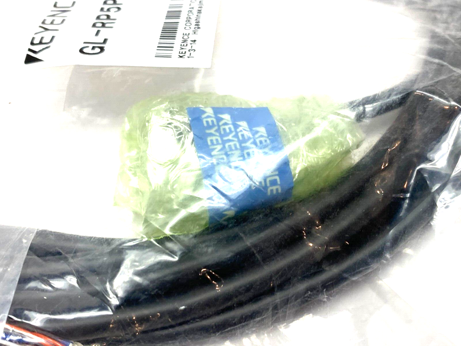 Keyence GL-RP5PS Light Curtain Connection Cable GL-R Series 5m Length Black - Maverick Industrial Sales
