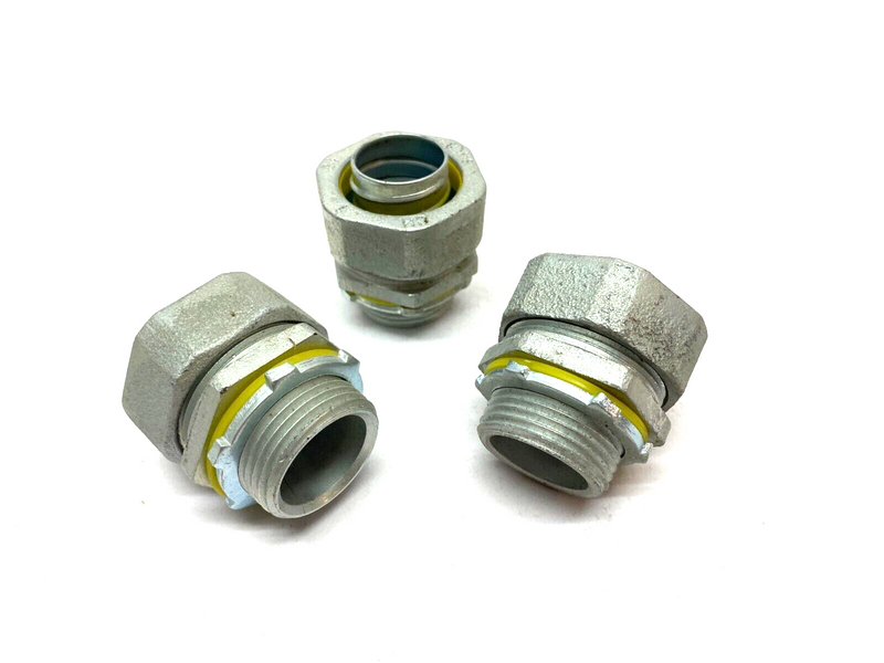 Cooper Crouse Hinds LT100 Straight Male Connector w/o Throat Bushing BOX OF 3 - Maverick Industrial Sales