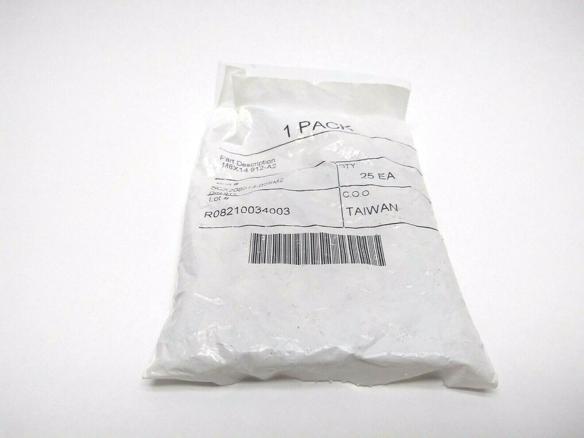 SCX208014-025M2 M8X14 912-A2 Socket Head Cap Screw PK of 25 - Maverick Industrial Sales