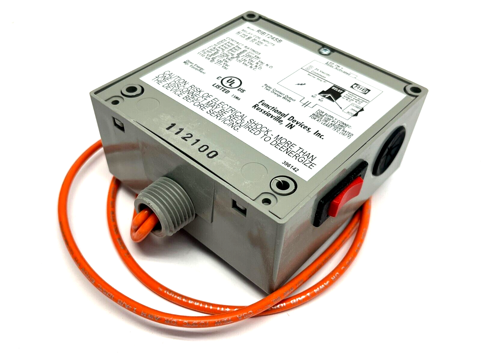 RIBT24B | Functional Devices Power Relay SPDT 20A 24V NEMA 1 - New – Open box - Maverick Industrial Sales
