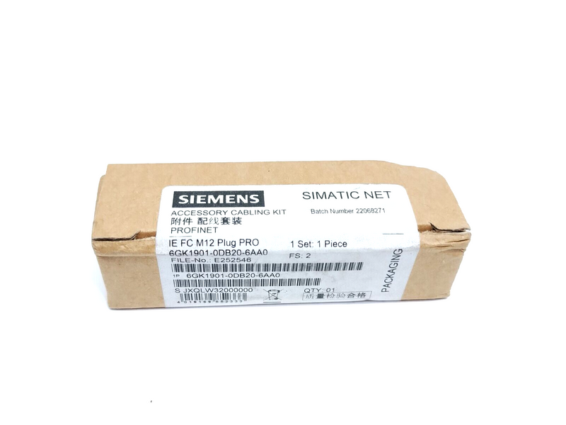 Siemens 6GK1901-0DB20-6AA0 PROFINET Industrial Ethernet Fast Connect M12 Plug - Maverick Industrial Sales