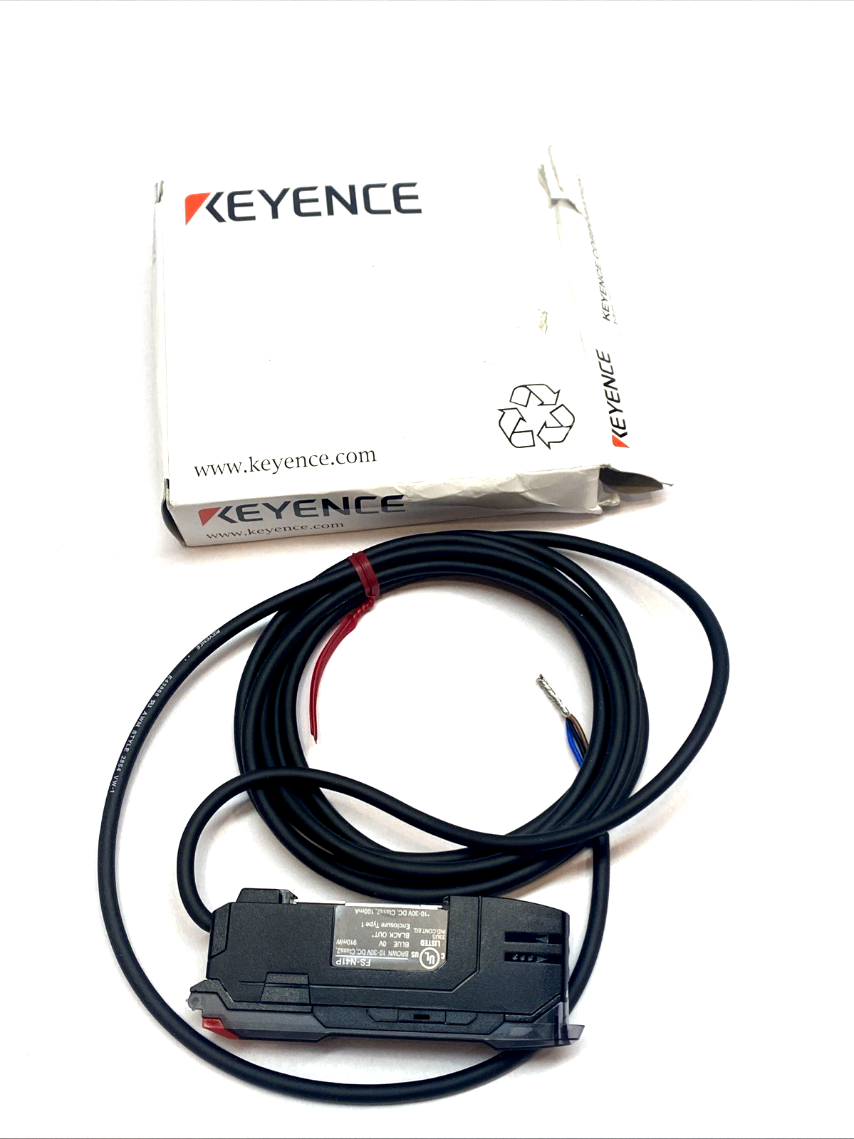 FS-N41P | Keyence Fiber Optic Amplifier PNP Main Unit - New Other - Maverick Industrial Sales