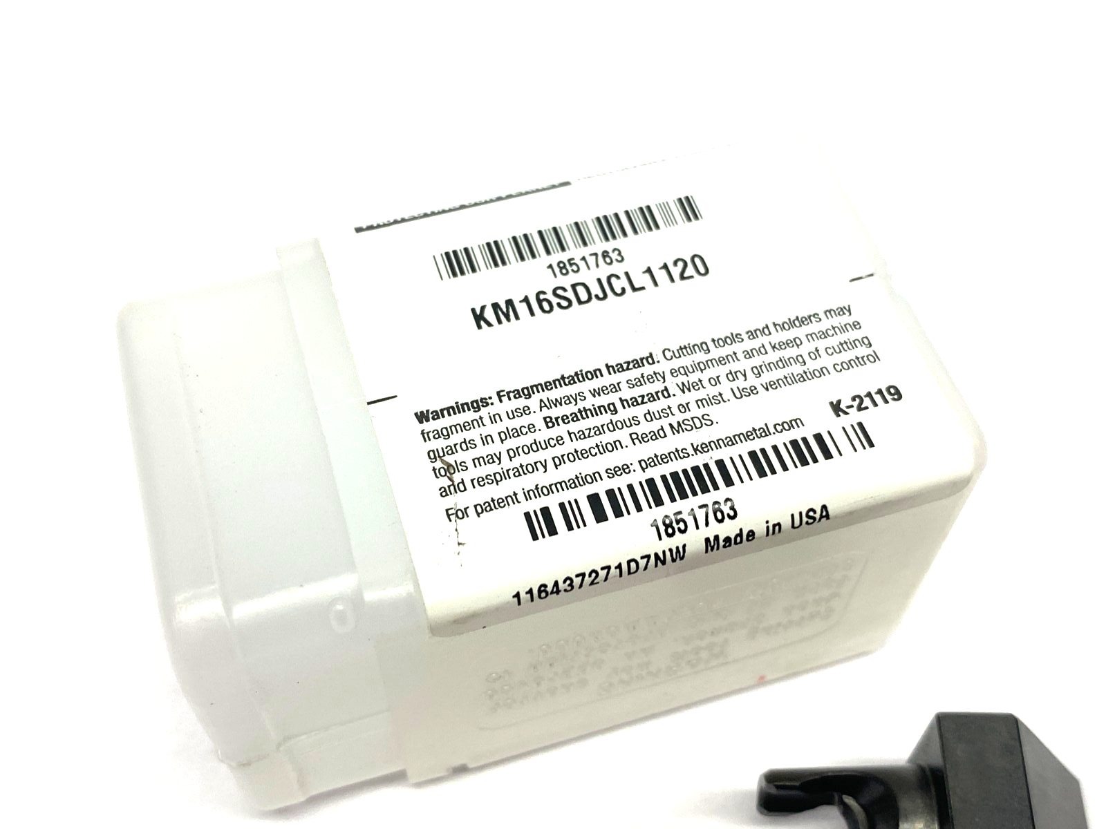 Kennametal 1851763 KM Micro™ Cutting Unit SDJC 93° S-Clamping KM16SDJCL1120 - Maverick Industrial Sales