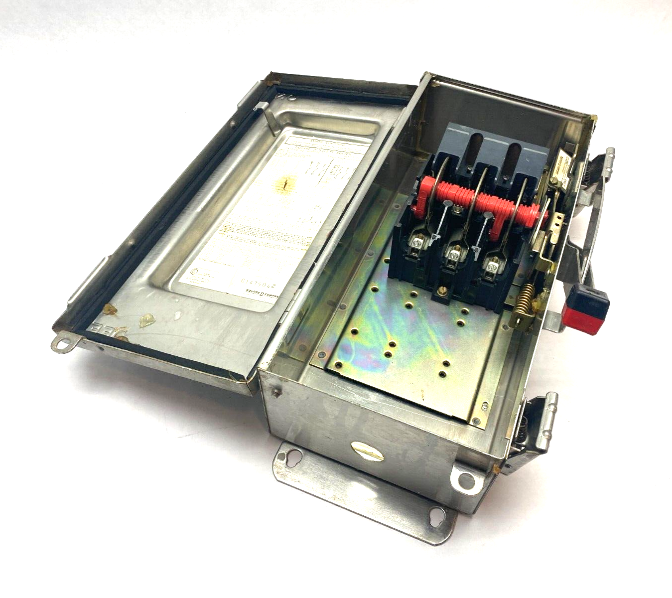Square D HU362DS-EI Stainless Steel Heavy Duty Safety Switch Series E1 600V 60A - Maverick Industrial Sales