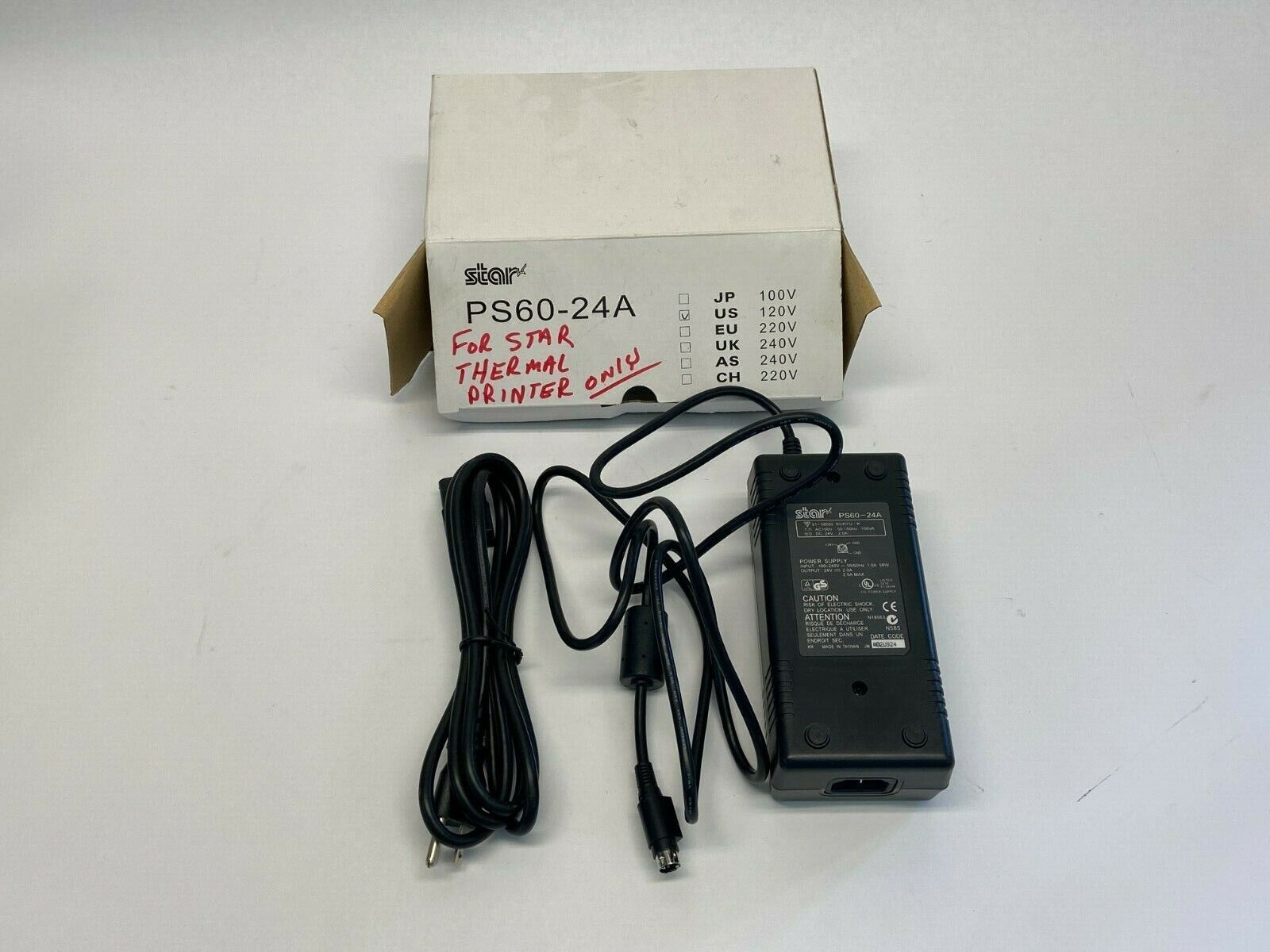 Star PS60-24A Power Supply 120V 24V 2A - Maverick Industrial Sales