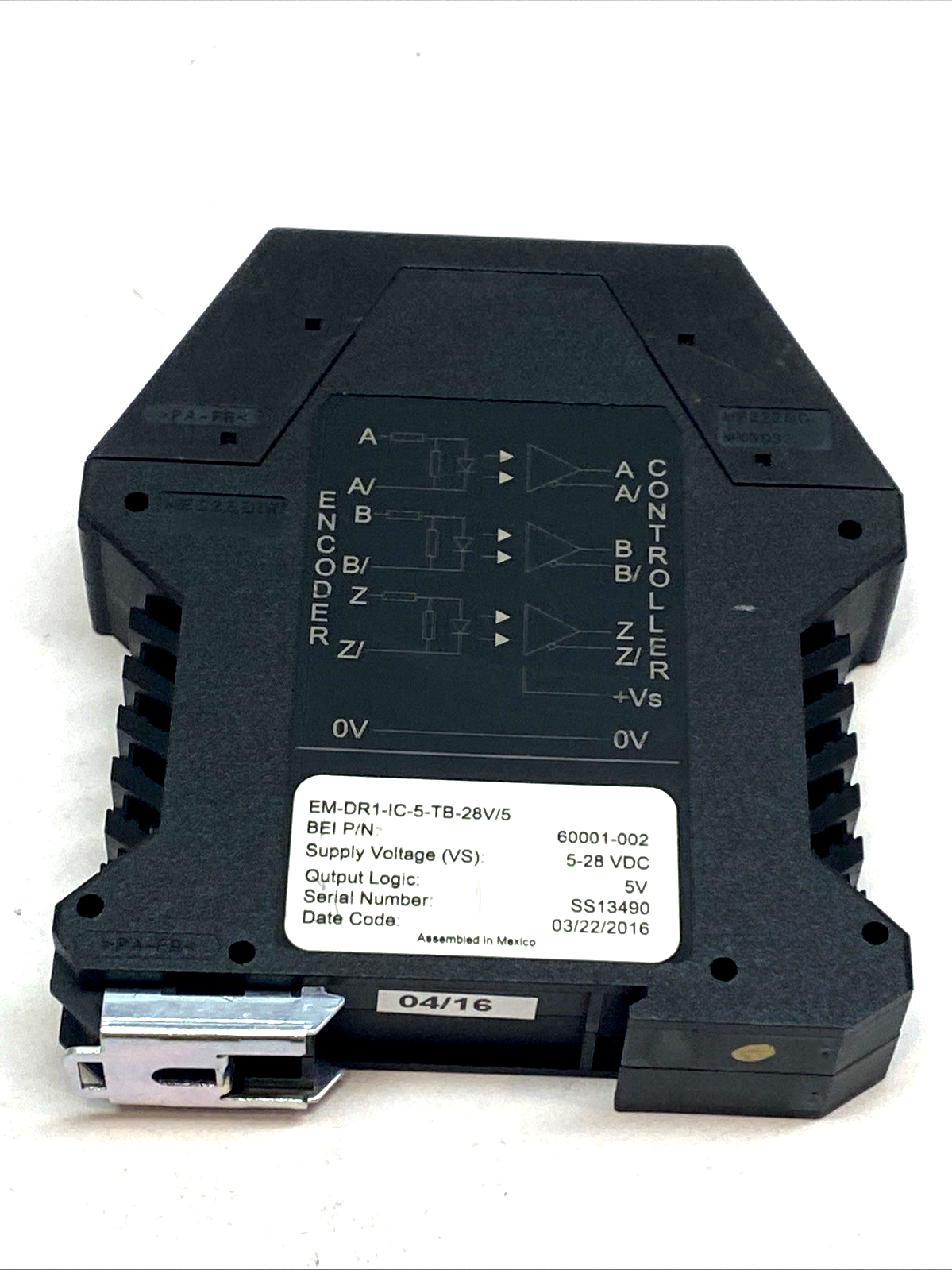 EM-DR1-IC-5-TB-28V/5 | BEI Optical Isolator Module 5V Output - For parts or not working - Maverick Industrial Sales