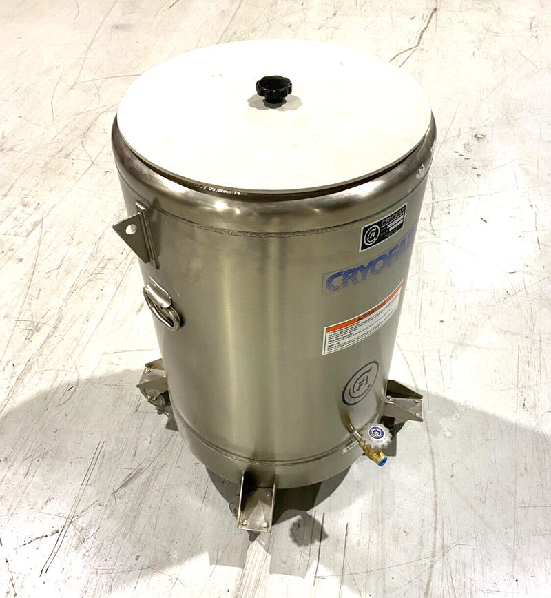 Cryofab CF-2024 CF Series Liquid Dewar Flask 19.9"ID 22"OD 122.1 Liter Capacity - Maverick Industrial Sales