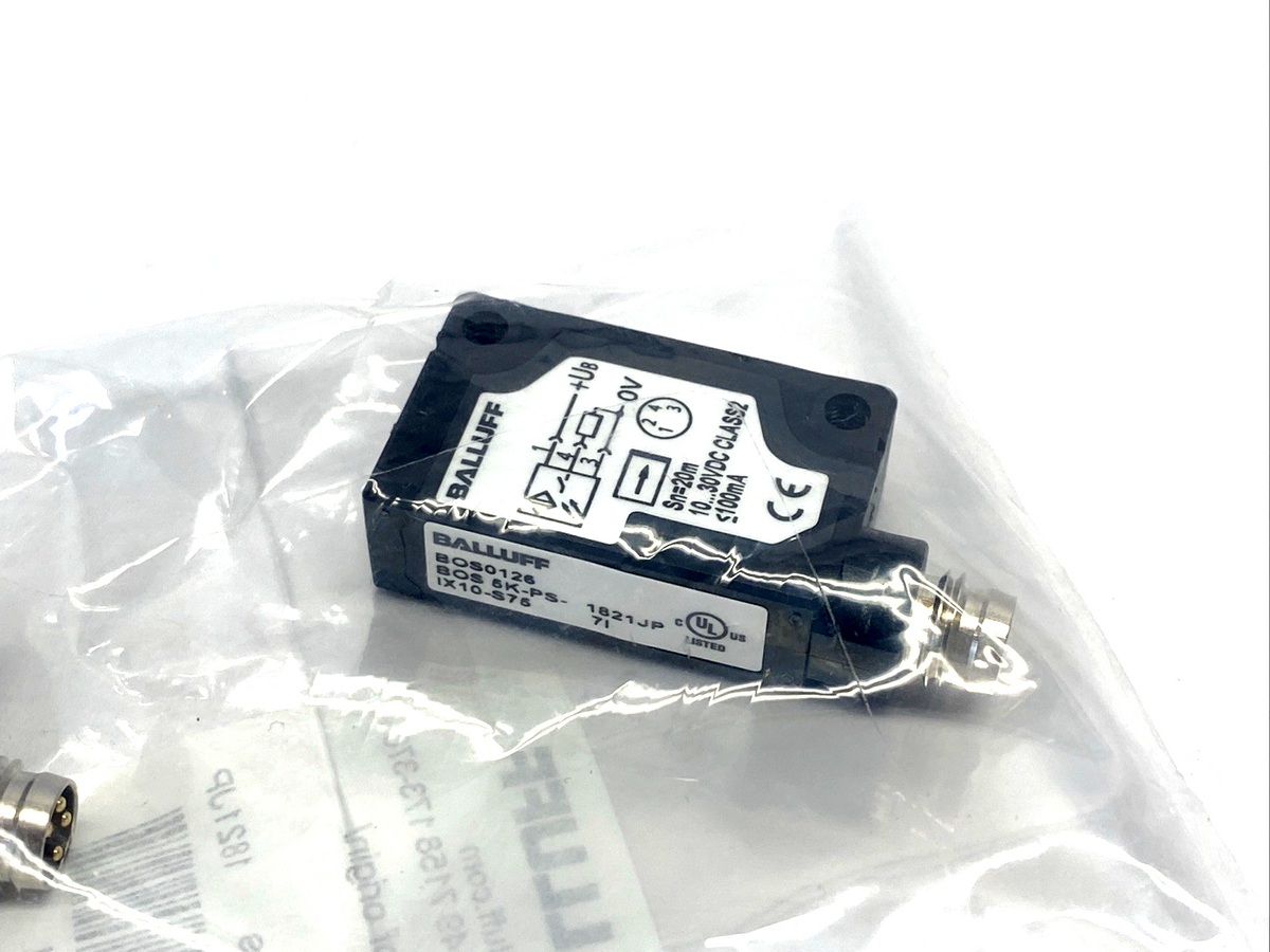Balluff BOS0126 Photoelectric Sensor Transmitter & Receiver BOS 5K-PS-IX10-S75 - Maverick Industrial Sales