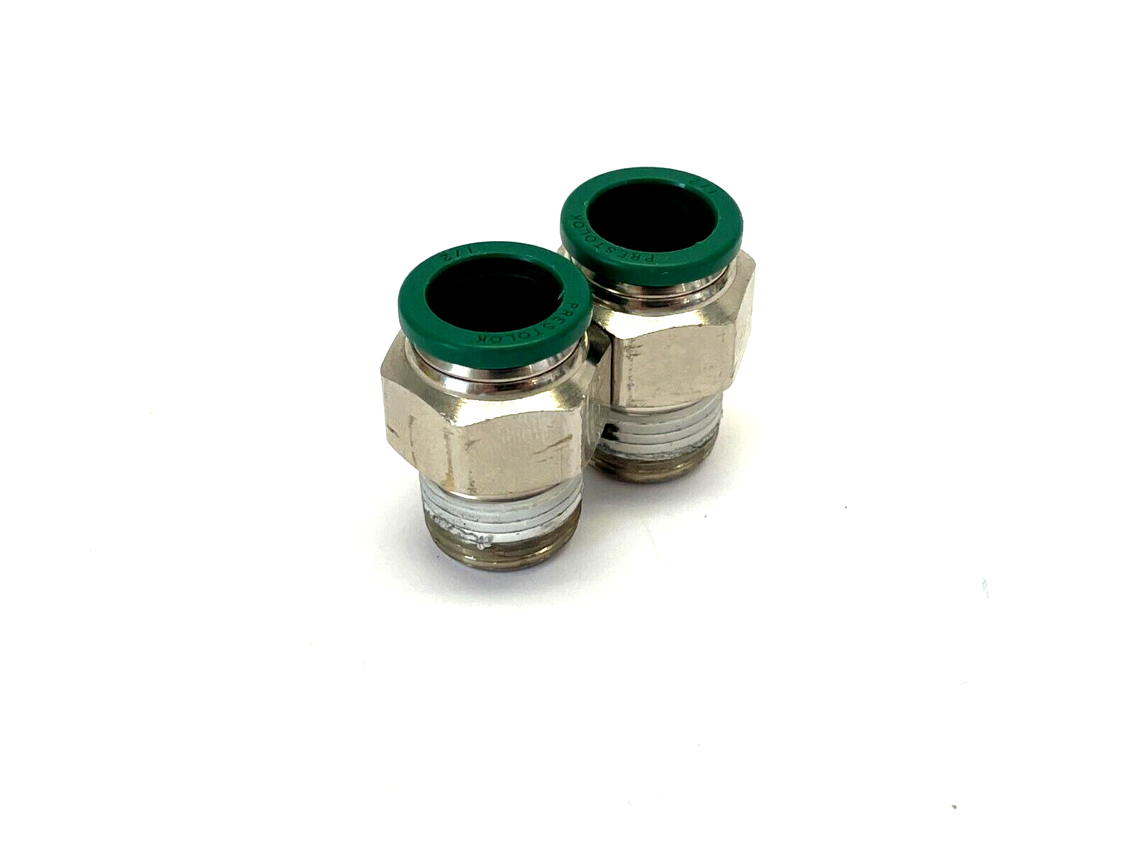 Parker W68PLP-8-6 Push-to-Connect Fitting LOT OF 2 - Maverick Industrial Sales