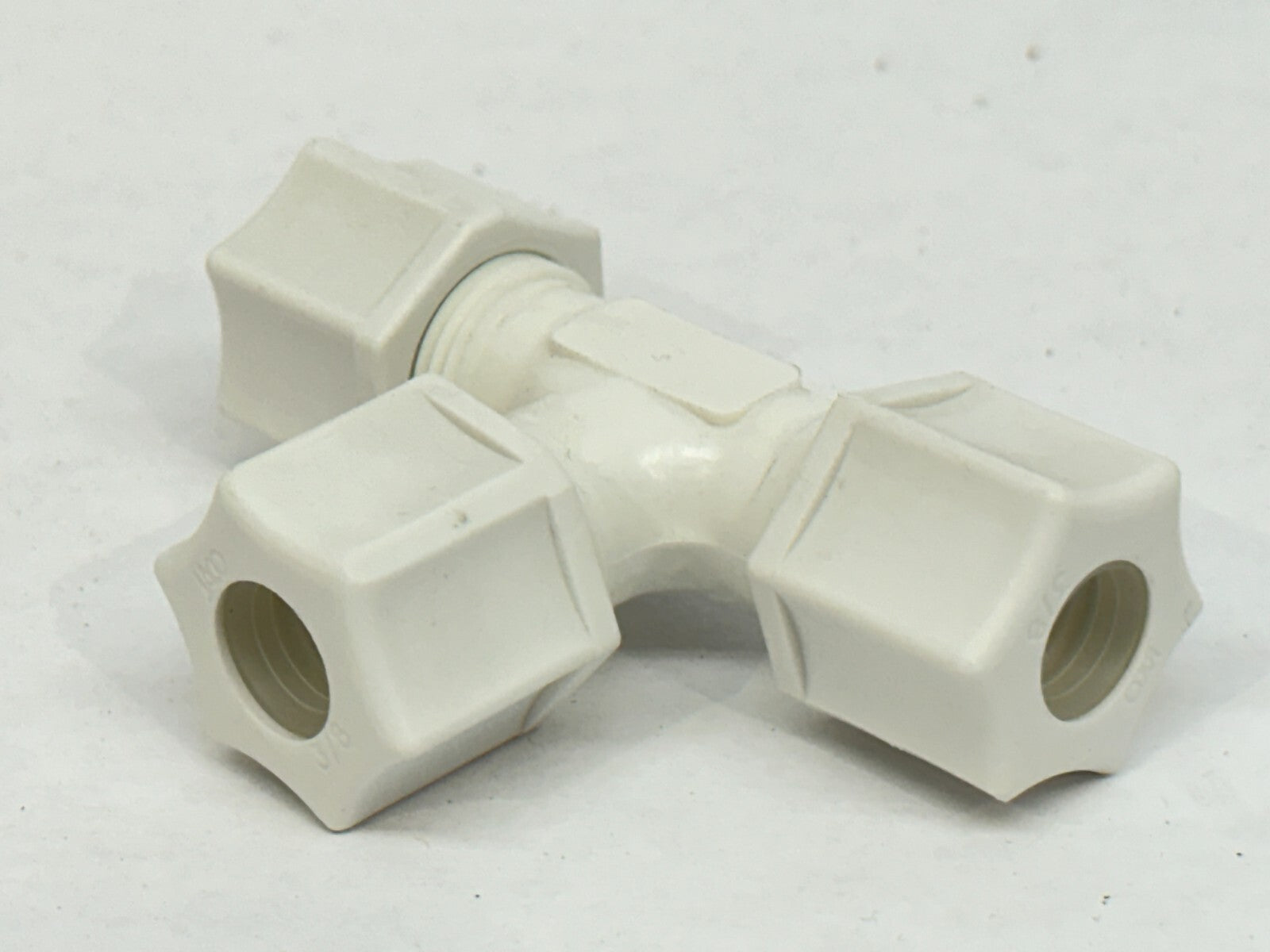 JACO 70-6-P-O Polypropylene Union Tee 3/8" OD Tube LOT OF 12 - Maverick Industrial Sales