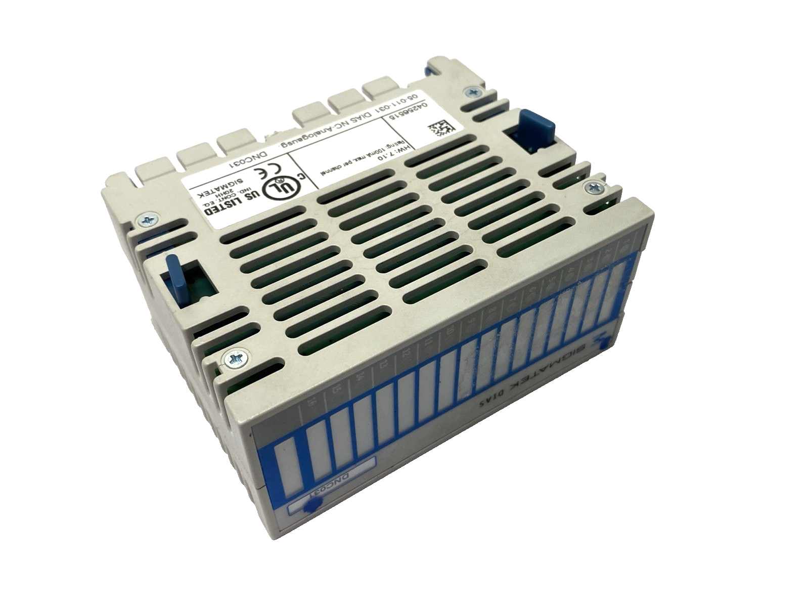 05-011-031 | Sigmatek DIAS Positioner Output Module DNC 031 CRACKED PLASTIC - Used - Maverick Industrial Sales