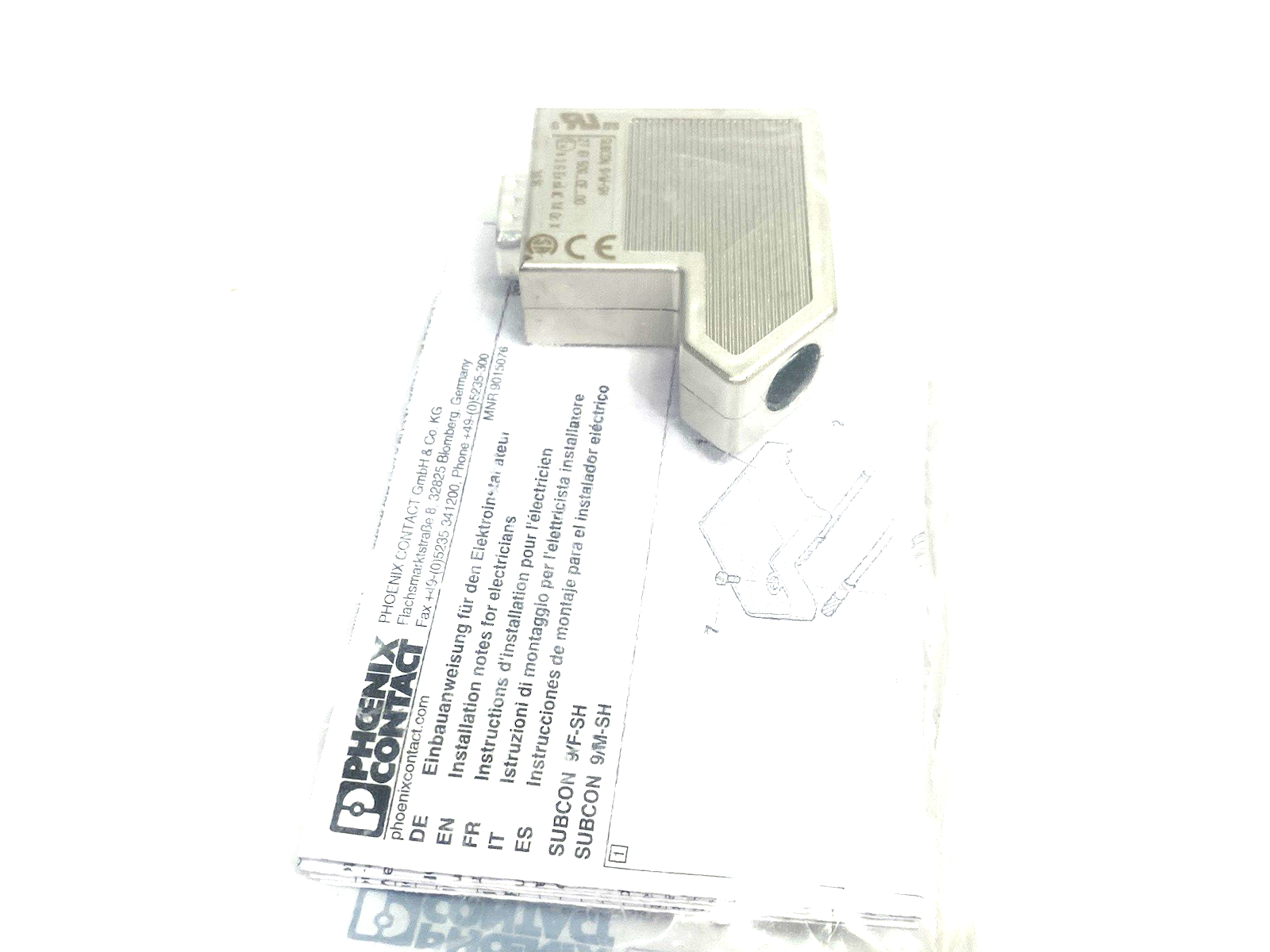 Phoenix Contact SUBCON 9/M-SH 9-Position D-SUB Bus Connector 2761509 - Maverick Industrial Sales