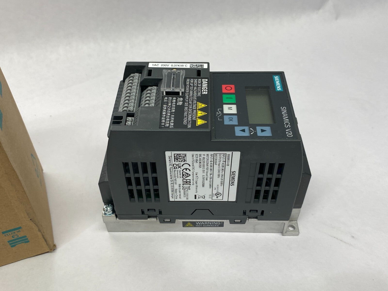 Siemens 6SL3210-5BB13-7BV1 SINAMICS V20 Converter Drive - Maverick Industrial Sales