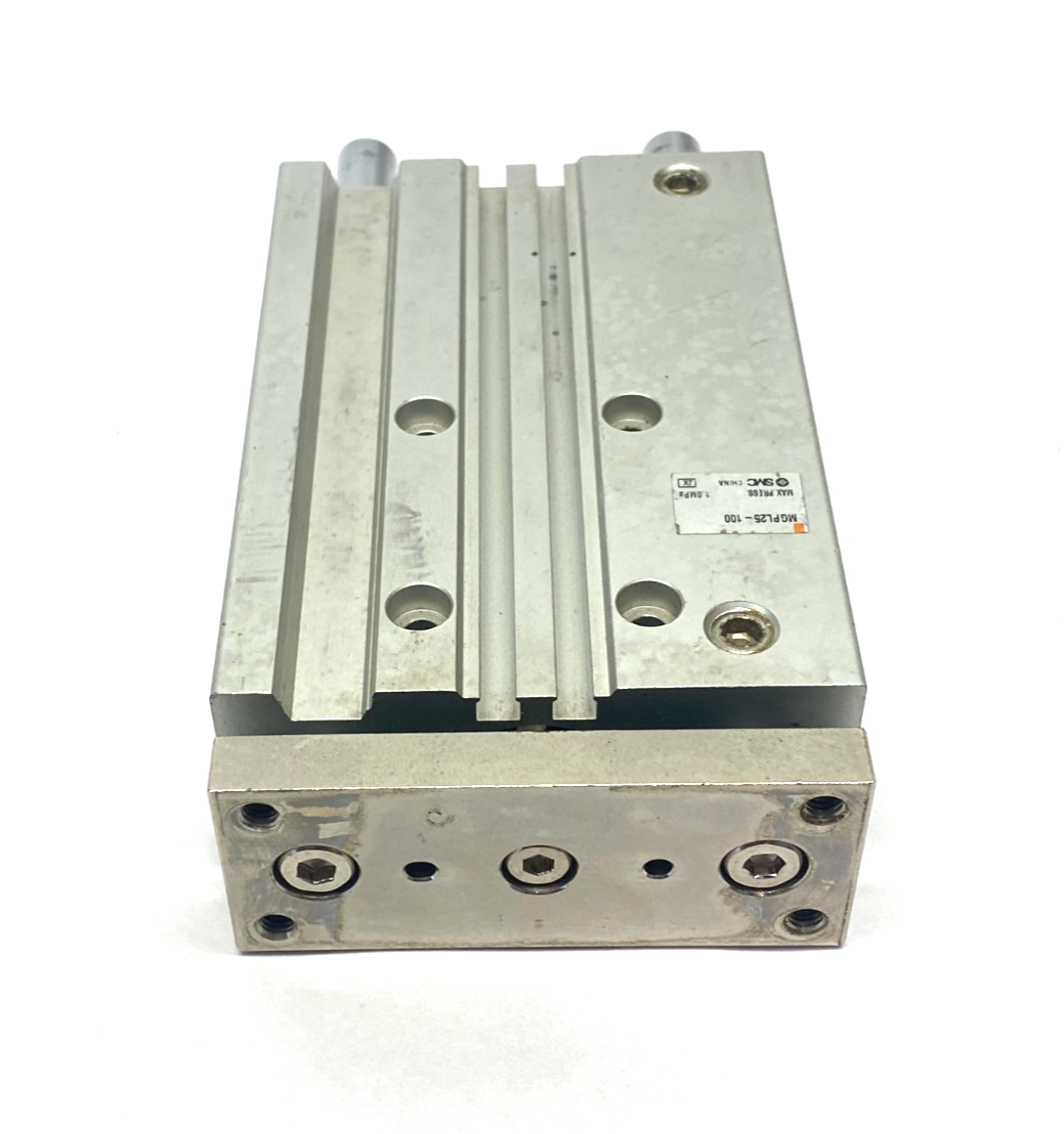 SMC MGPL25-100 Compact Guide Cylinder, Ball Bearing, 100mm Stroke - Maverick Industrial Sales