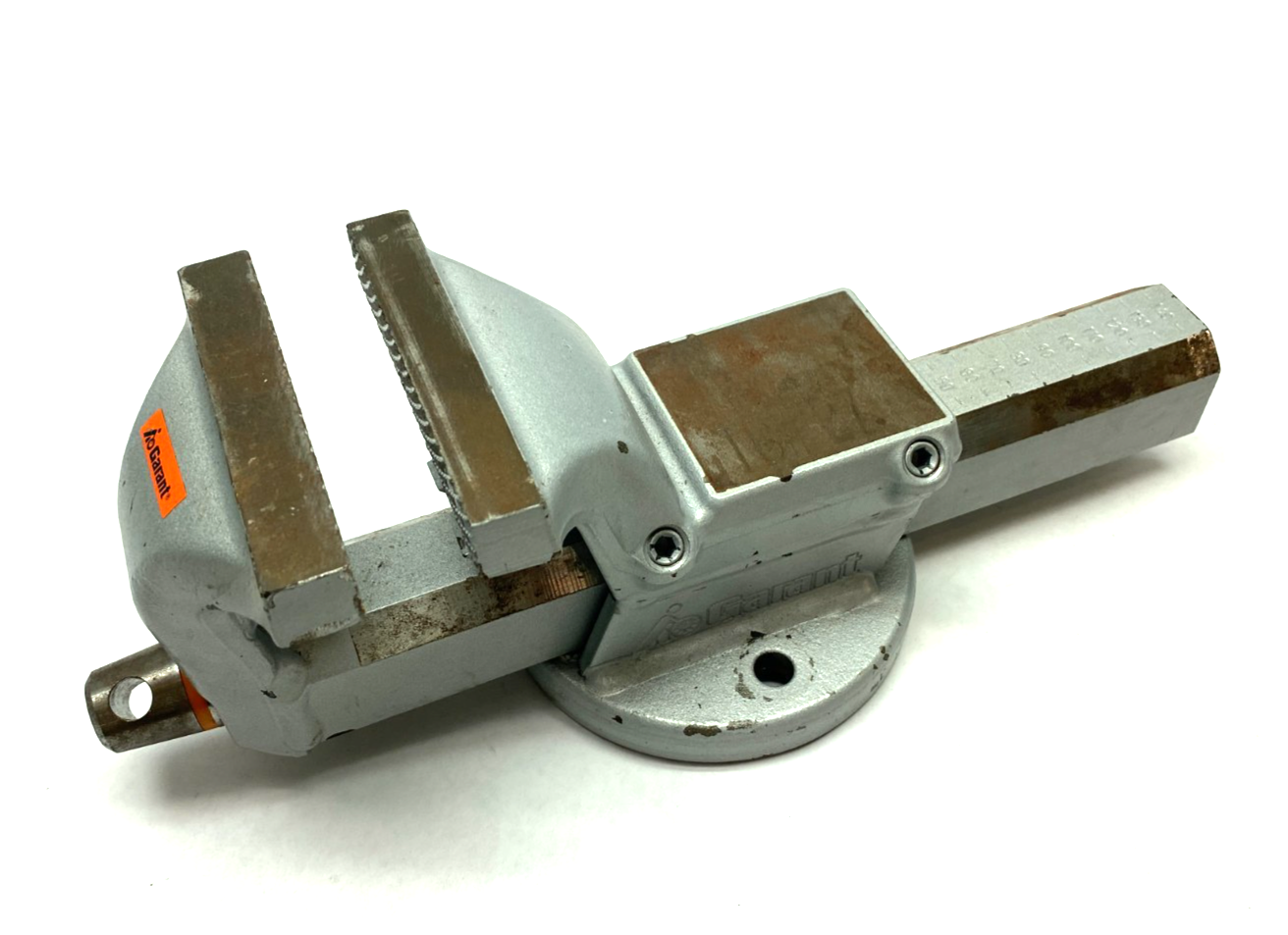 Garant 967100 120 Parallel Vise with Interchangeable Jaws, Width 120mm NO HANDLE - Maverick Industrial Sales