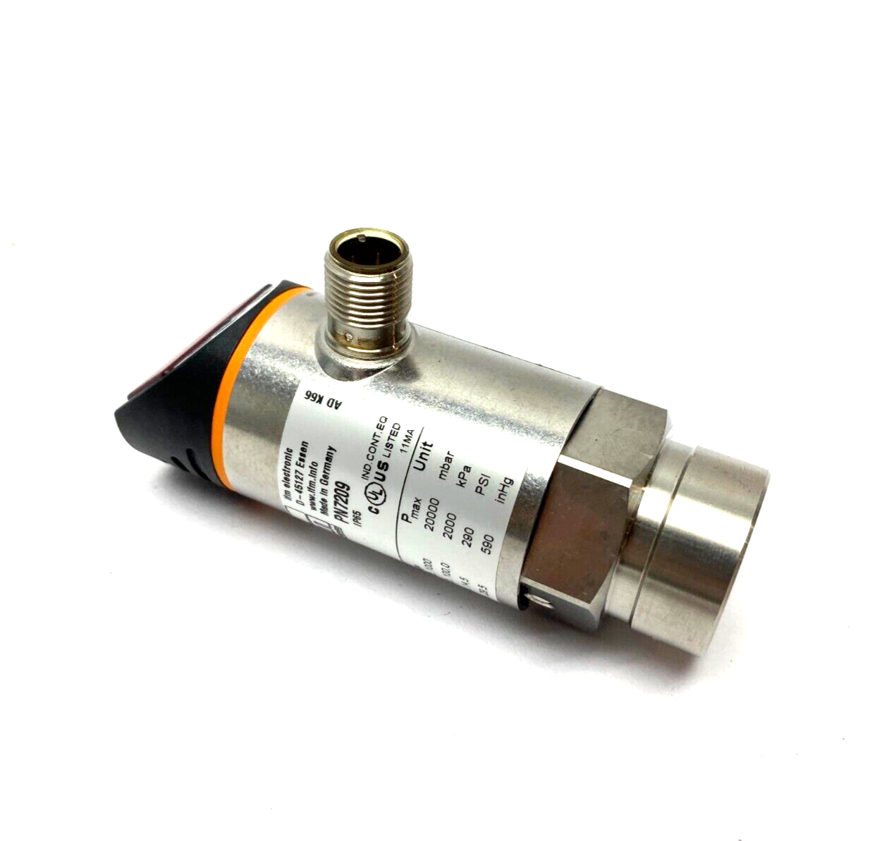 Ifm PN7209 Efector 500 Digital Pressure Sensor PN-1-1BRBN14-QFRKG/US/ / - Maverick Industrial Sales