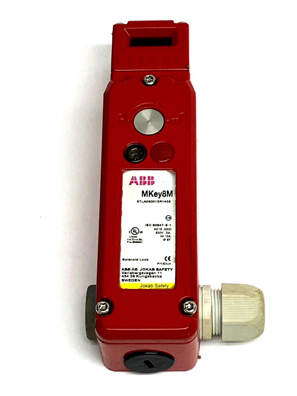 ABB 2TLA050013R1432 MKey8M Jokab Solenoid Lock Safety Switch - Maverick Industrial Sales