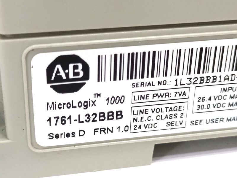 Allen Bradley 1761-L32BBB Ser. D MicroLogix 1000 32-Point Controller - Maverick Industrial Sales