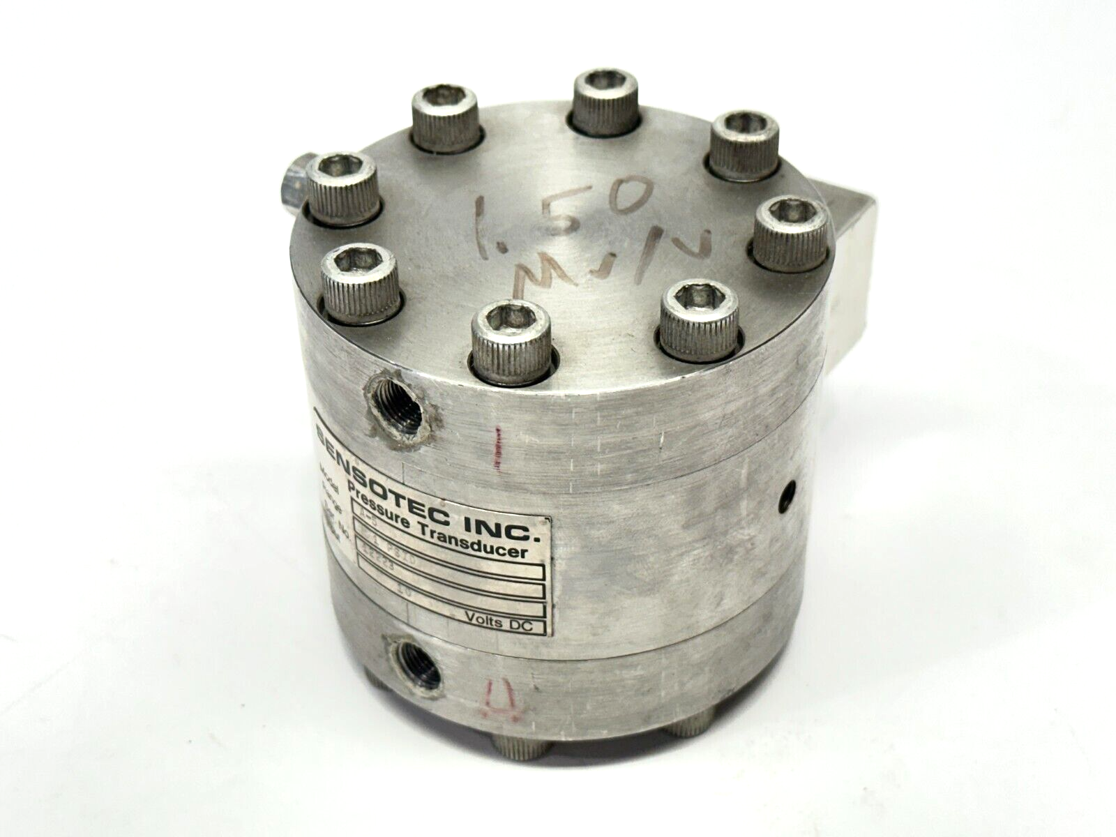 Sensotec A-5 Pressure Transducer 0-1 PSID Range 10VDC - Maverick Industrial Sales