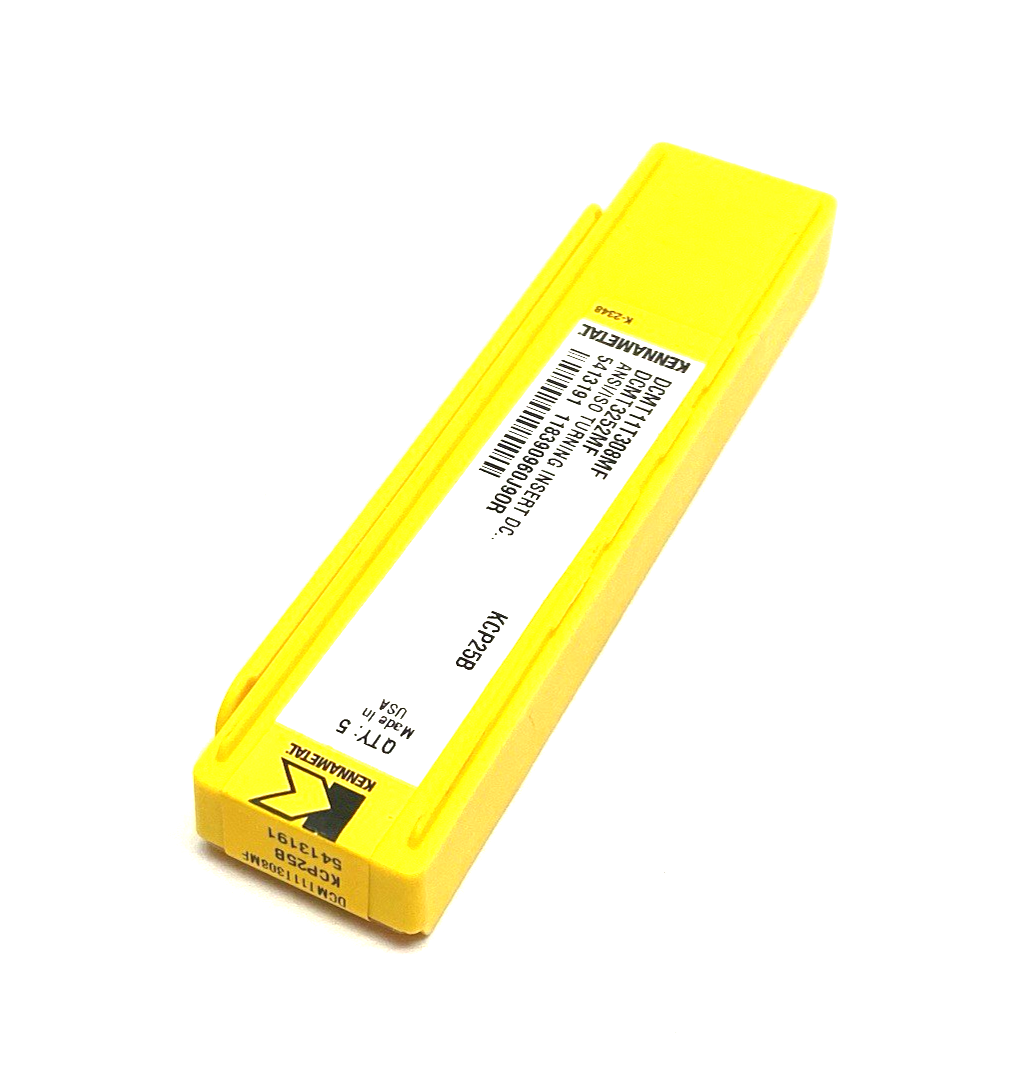 5413191 | Kennametal Screw-On Indexable Insert MF Positive DCMT11T308MF PKG OF 5 - New - Maverick Industrial Sales