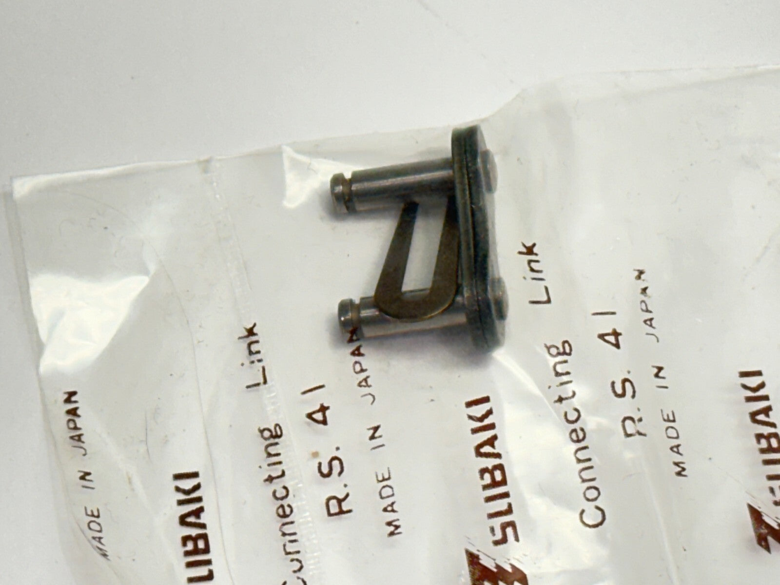 Tsubaki R.S.41 Connecting Link LOT OF 2 - New - Maverick Industrial Sales